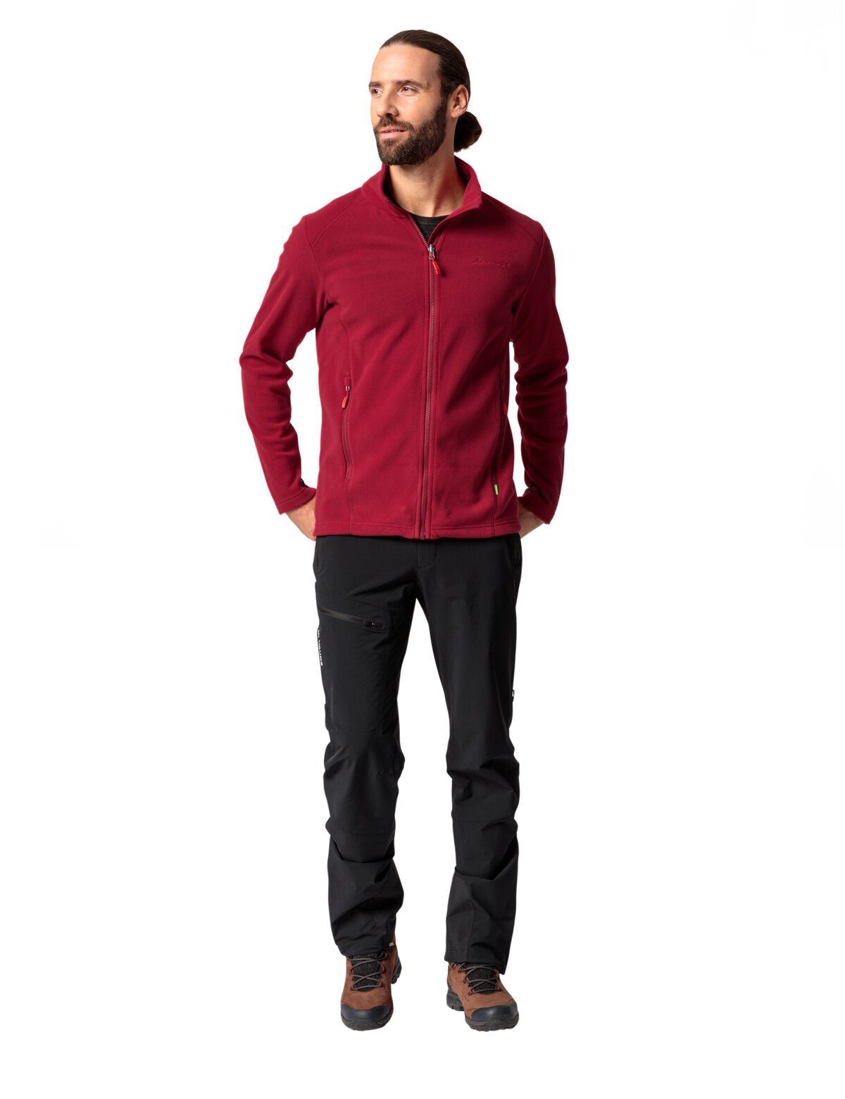 red (1-St) Klimaneutral indian Fleece kompensiert Men's Outdoorjacke VAUDE II Rosemoor dark Jacket