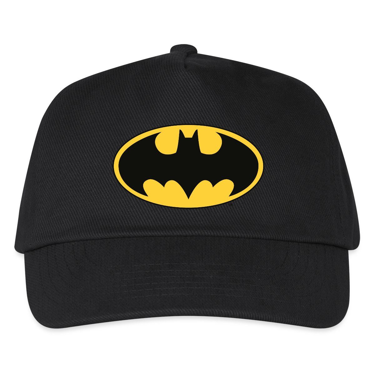Spreadshirt Baseball Cap DC Comics Batman Logo Schwarze Fledermaus Klassisch Kinder Basecap (1-St)