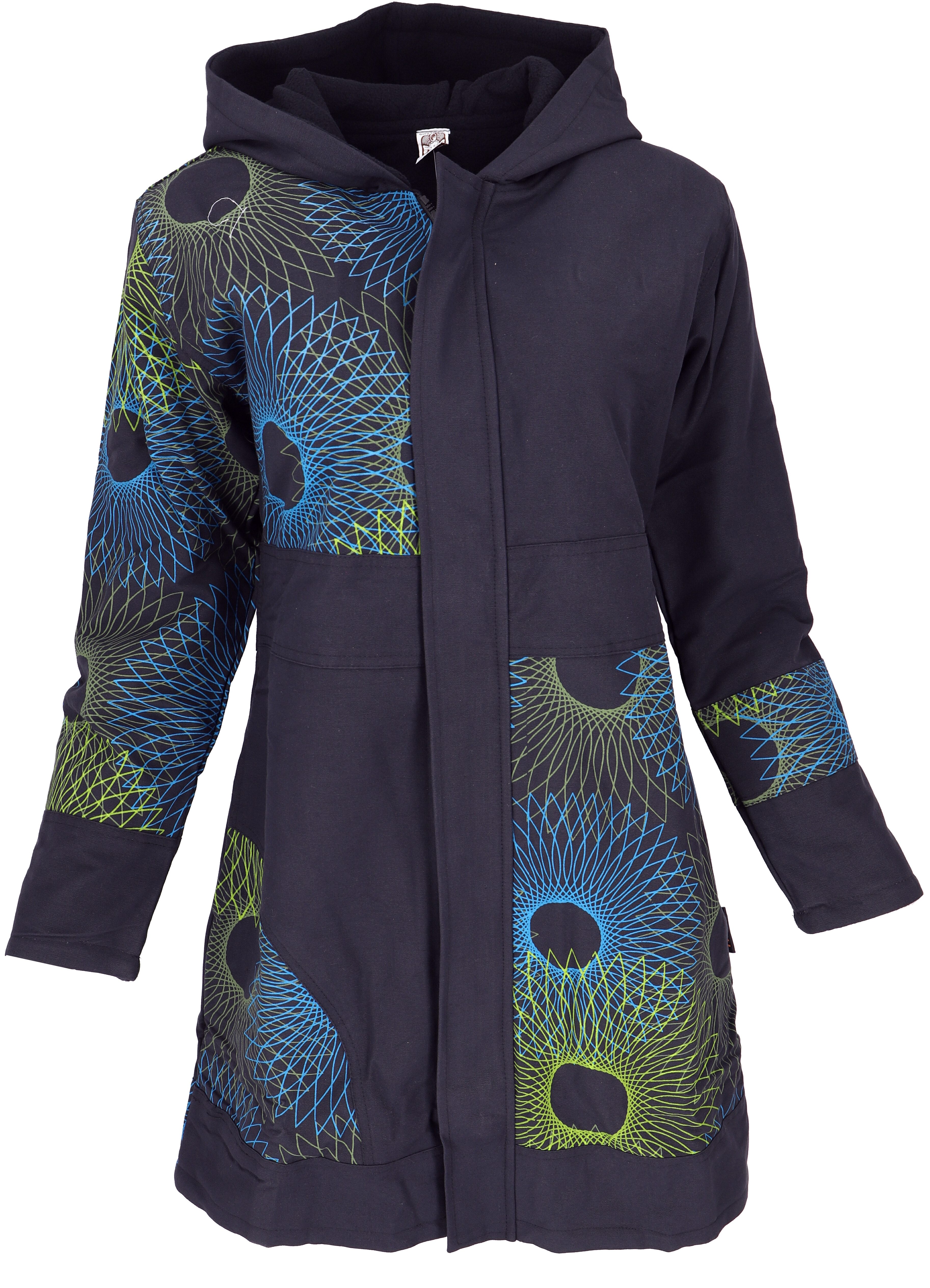 Guru-Shop Langjacke Boho Hippie chic Jacke, günstig online kaufen