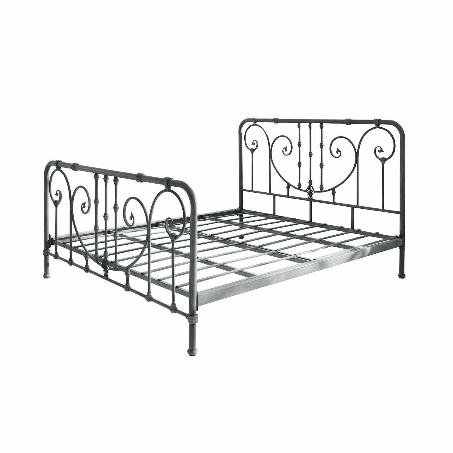 Mirabeau Bett Bett Genouillé grau
