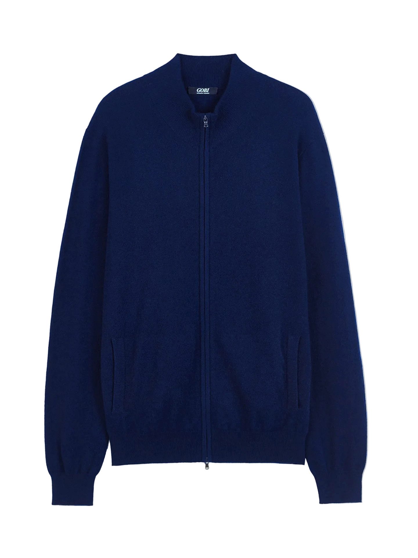 GOBI Cashmere Cardigan Basic Kaschmirstrickjacke mit Reißverschluss