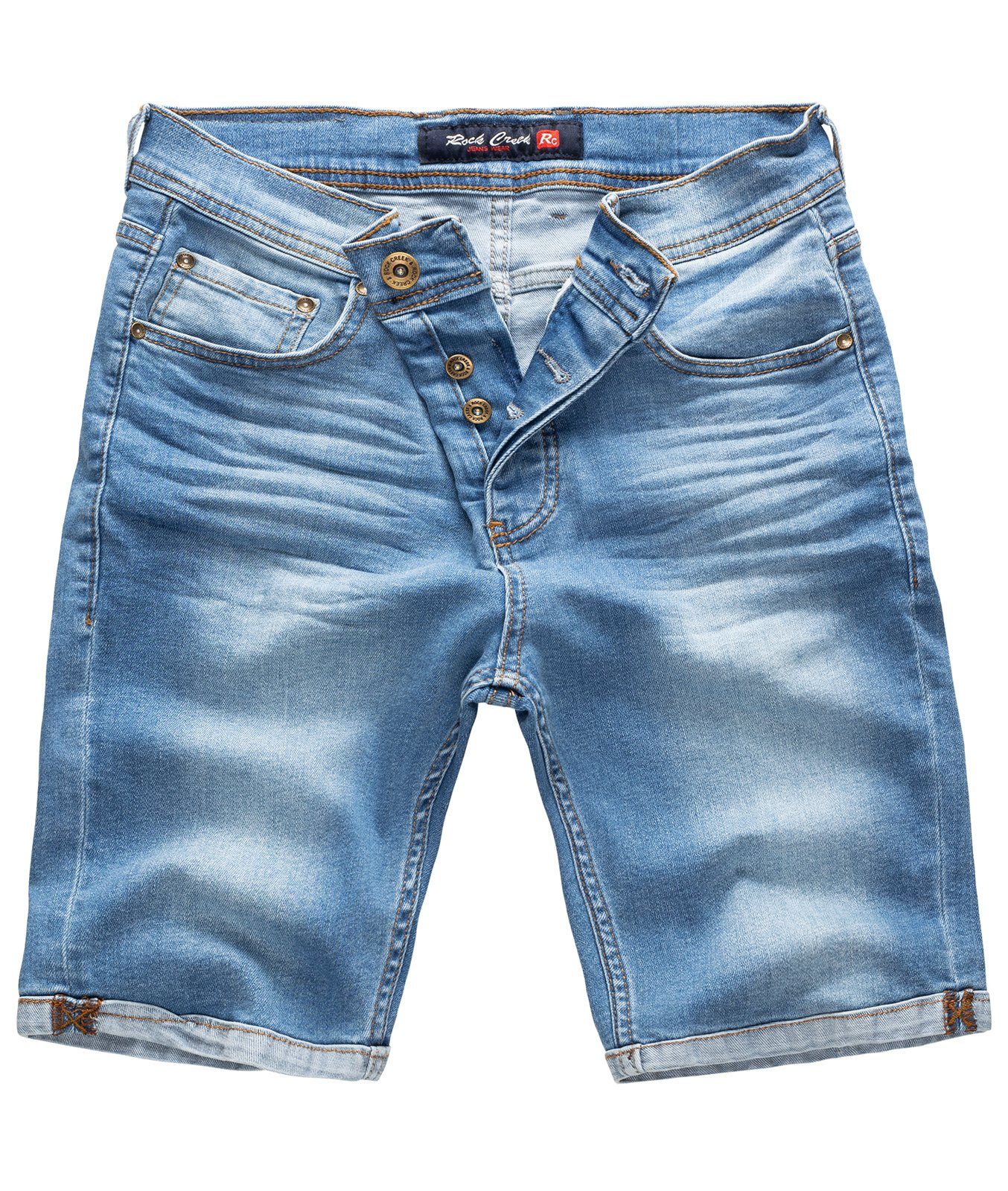 Rock Creek Jeansshorts Herren Shorts Denim günstig online kaufen