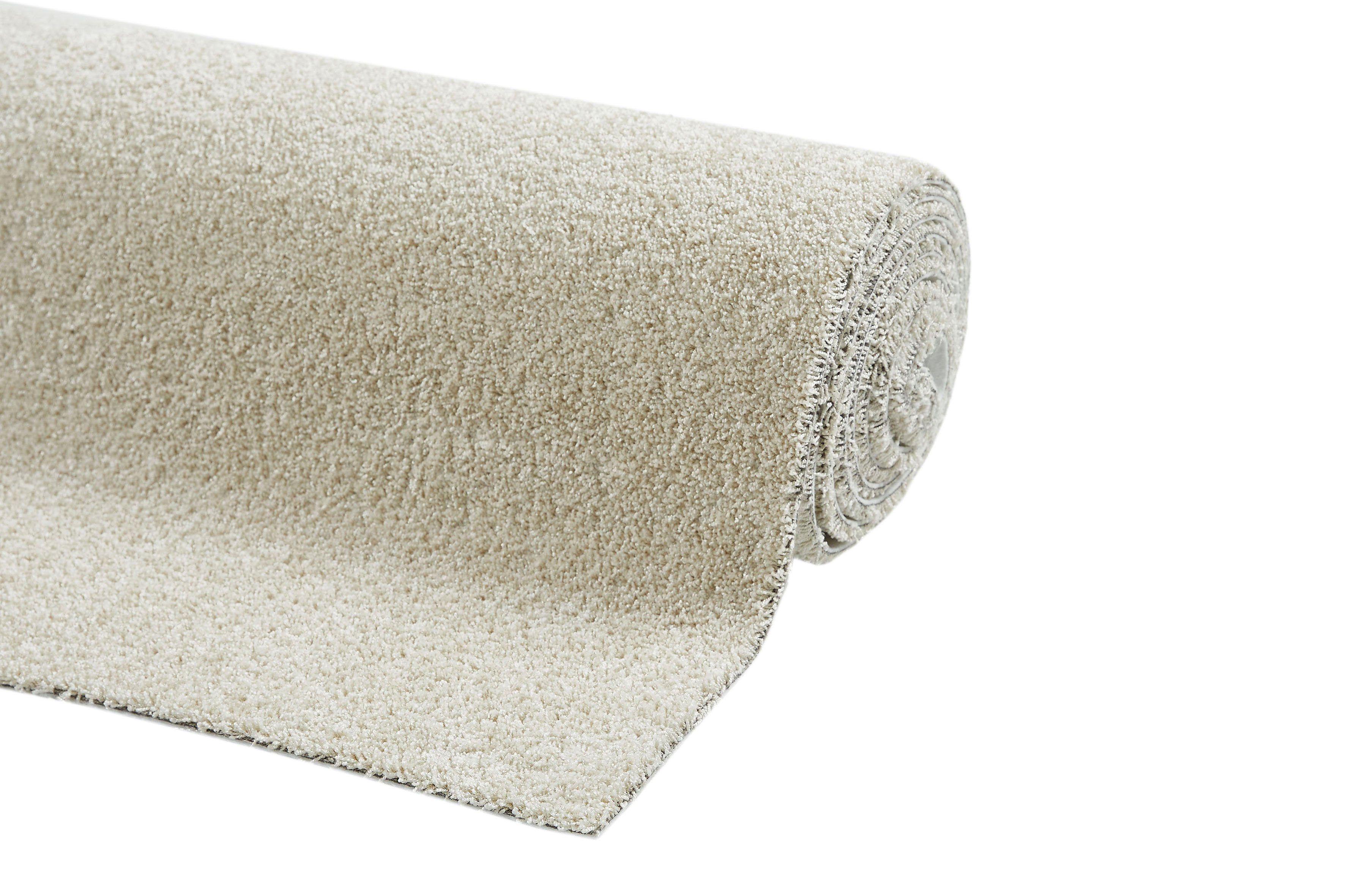 Andiamo Teppichboden Portland, Velours, Gesamthöhe 11 mm, Made in Netherlands, rechteckig, Uni Farben, Breite 400 cm, Wohnzimmer, strapazierfähig, pflegeleicht