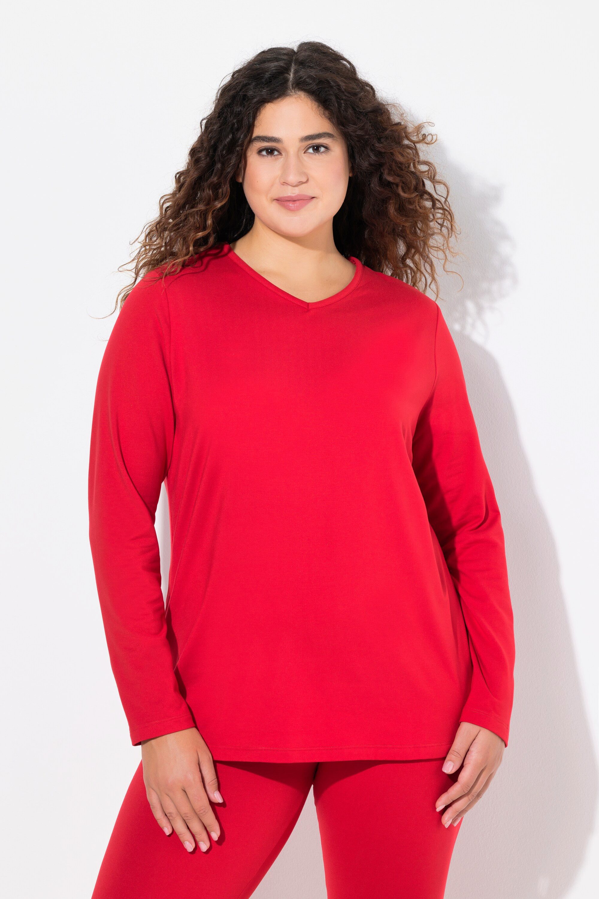 Ulla Popken Longsleeve Ski-Funktionsshirt schnelltrocknend Loop günstig online kaufen