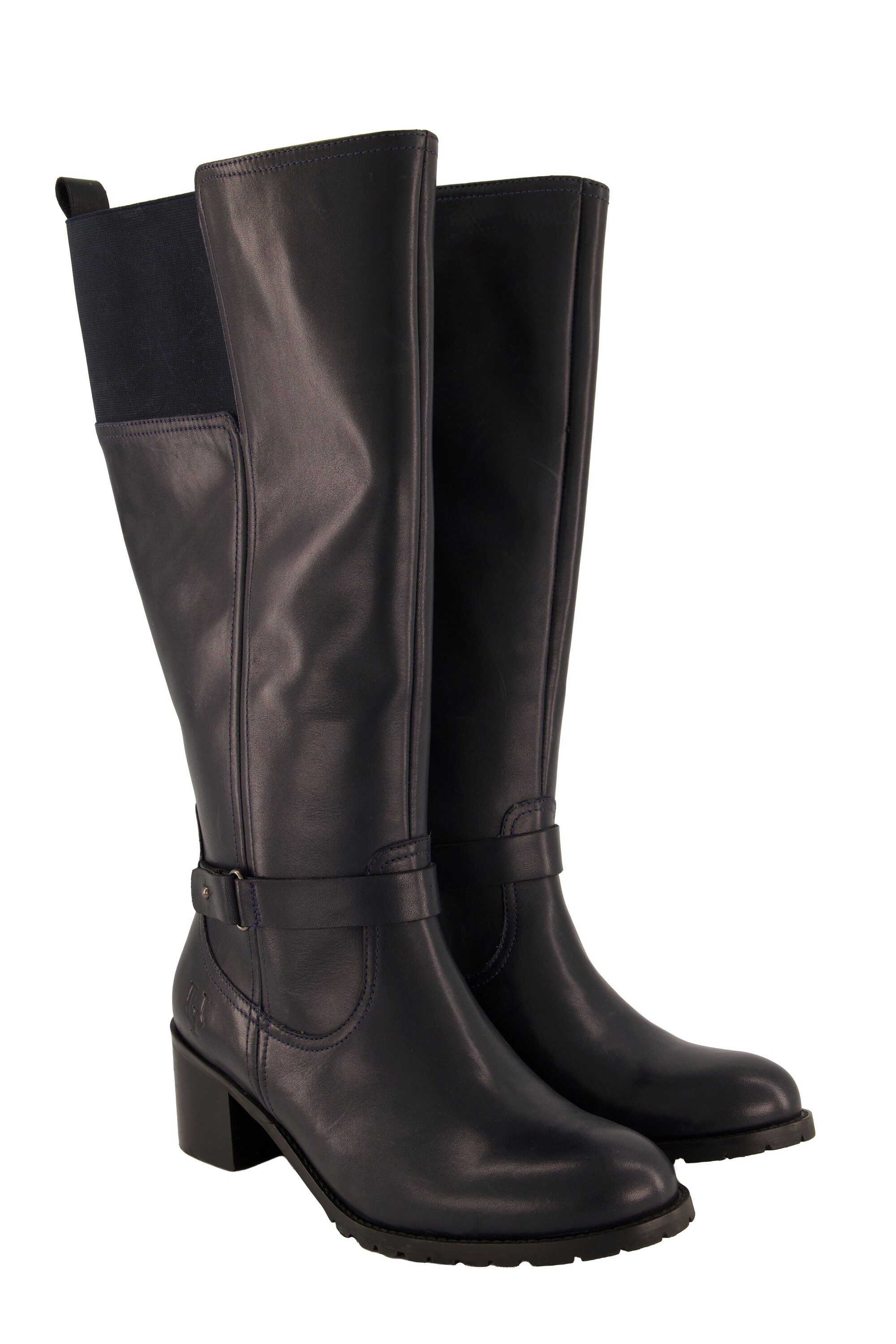 Ulla Popken Lederstiefel XXL-Schaft Wechselfußbett Weite günstig online kaufen