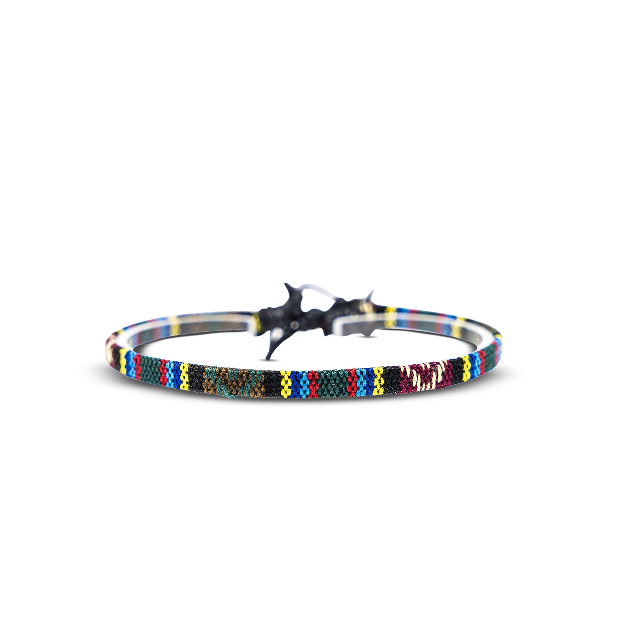 Made by Nami Freundschaftsarmband Boho Surfer Strand Festival Accessoires, Ethno Hippie Style 100% Wasserfest Verstellbar