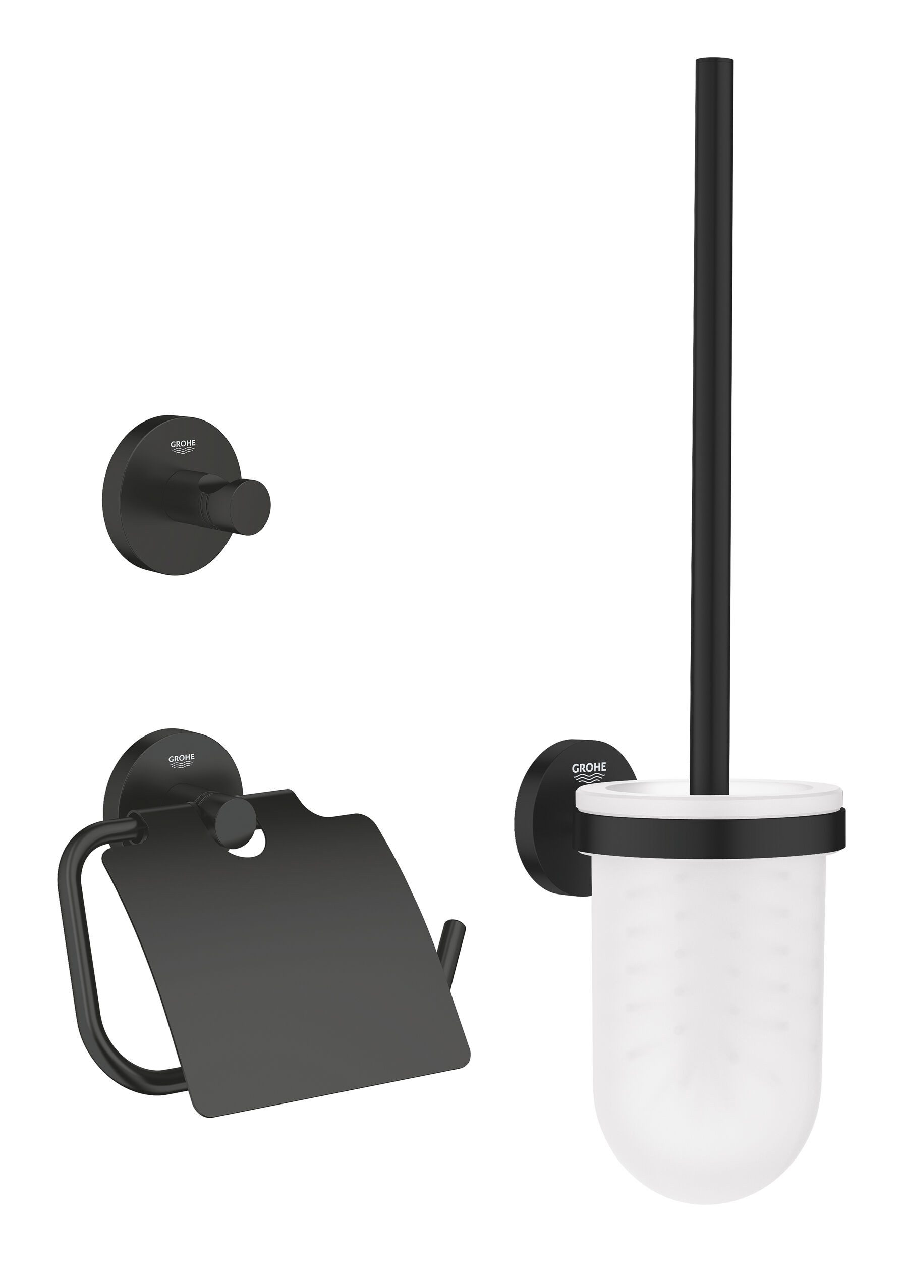 Grohe WC-Garnitur Start, Set 3 in 1 - Mattschwarz