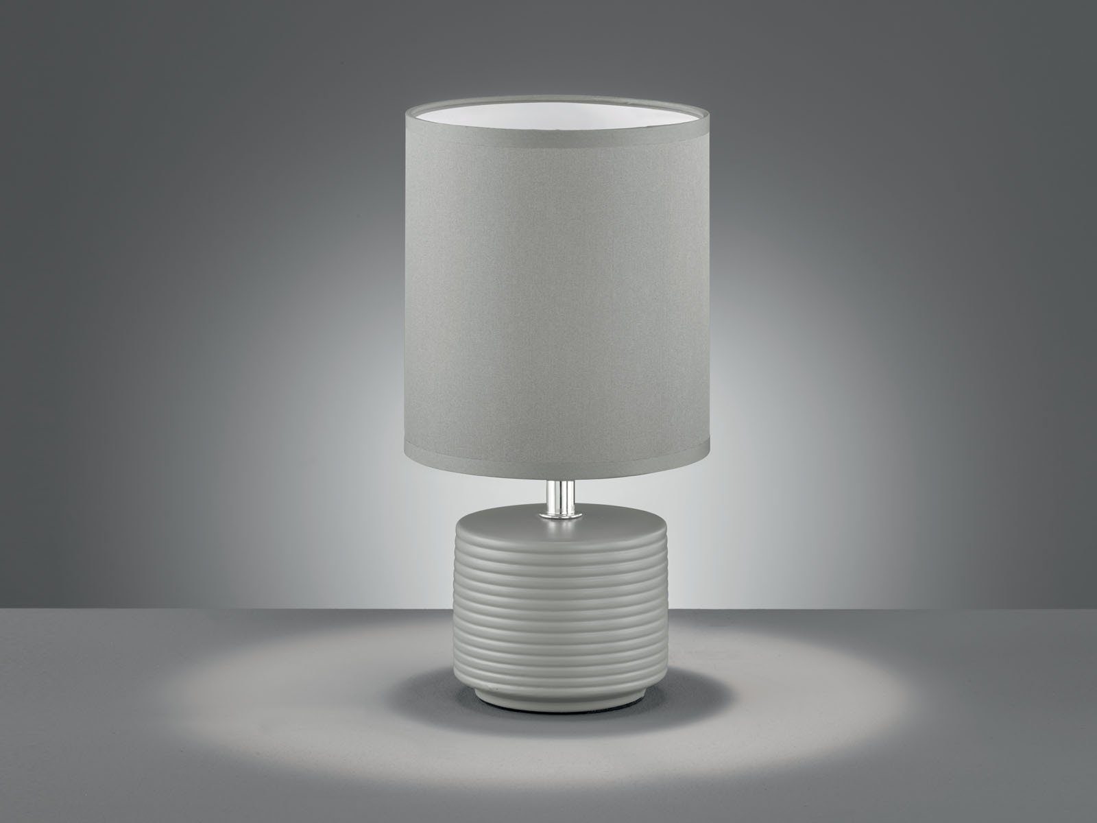 FHL easy! LED Nachttischlampe, kleine Keramik Tisch-Lampe Grau für  Fensterbank, Wohnzimmer & Schlafzimmer online kaufen | OTTO