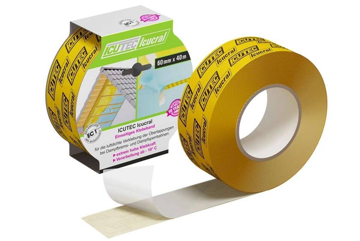 Klebeband 033 3088 Icucral Klebeband, 60 mm x 40 m, extreme Klebkraft, lösemitte