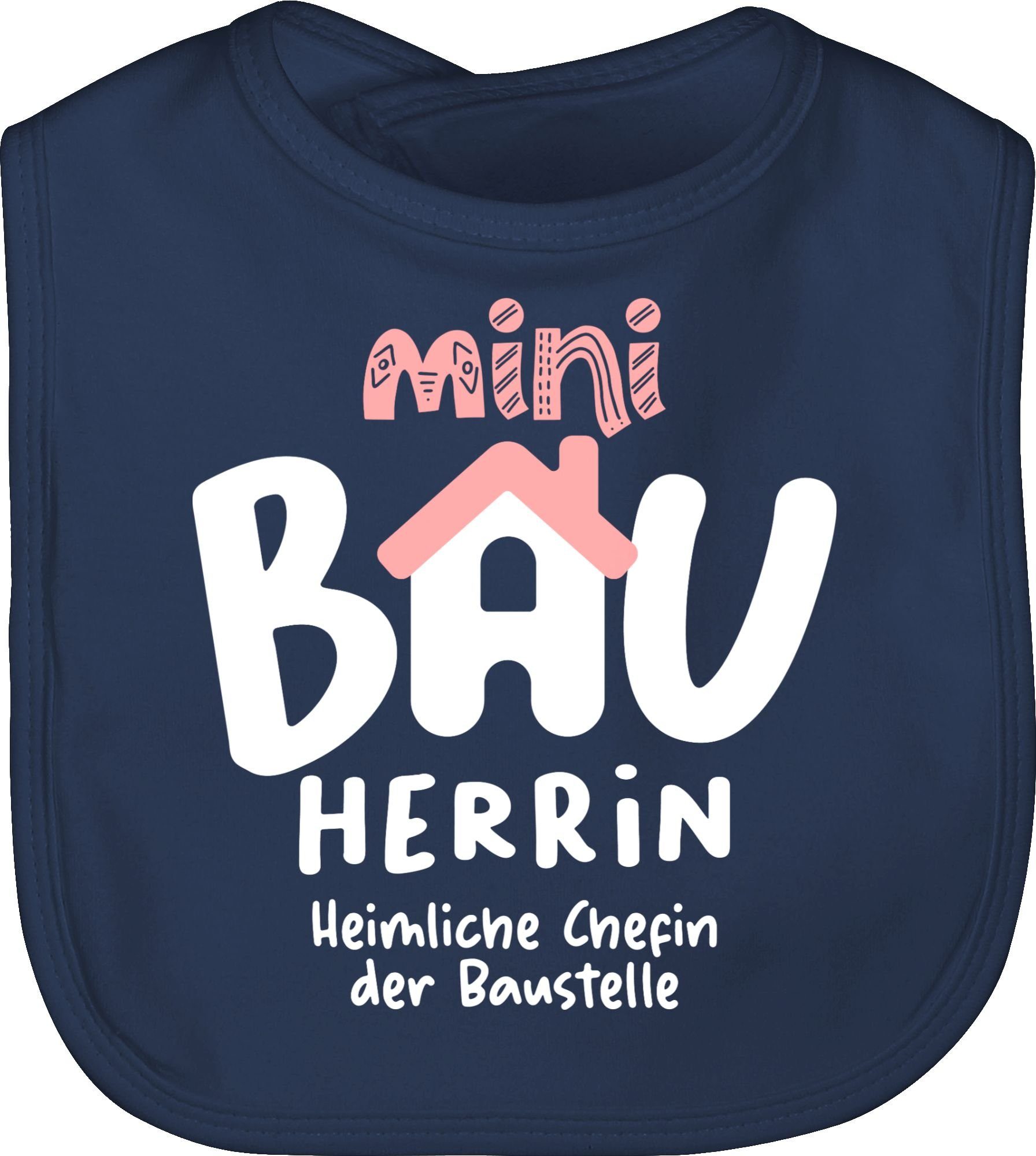 Shirtracer Lätzchen »Mini Bauherrin weiß Statement Sprüche Baby