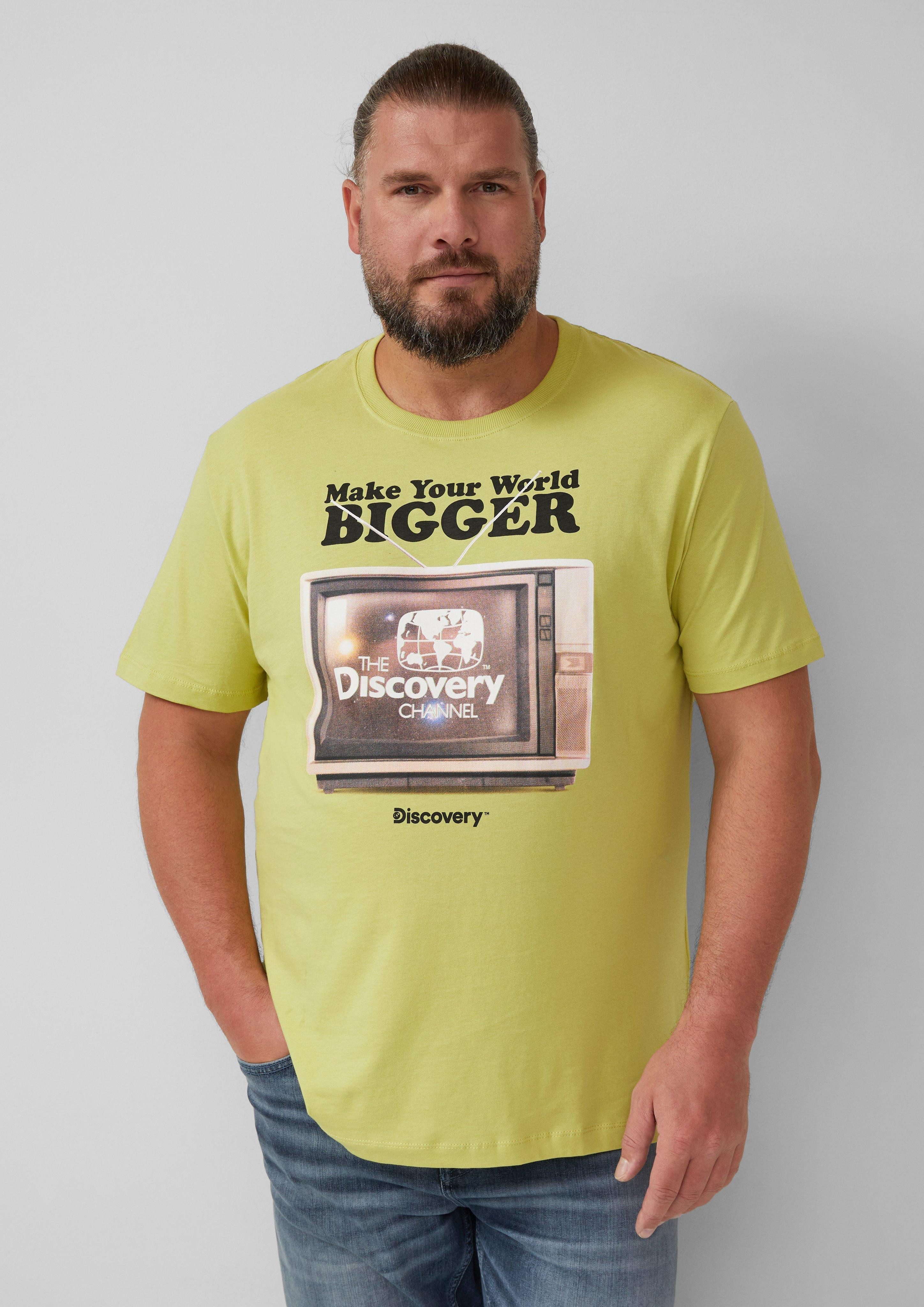 s.Oliver Kurzarmshirt T-Shirt mit Discovery™-Print günstig online kaufen