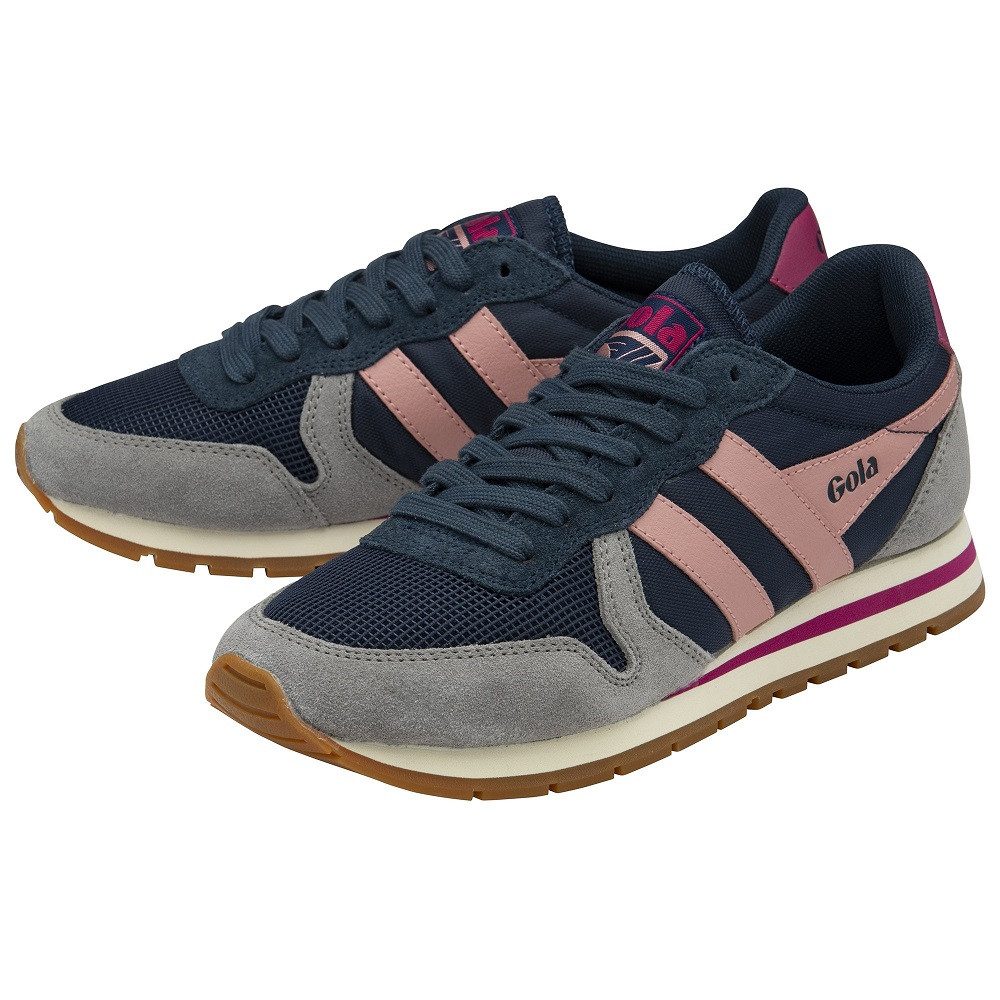 Gola Daytona 2025 navyblau/zementgrau/coralrosa Damen Sneaker günstig online kaufen
