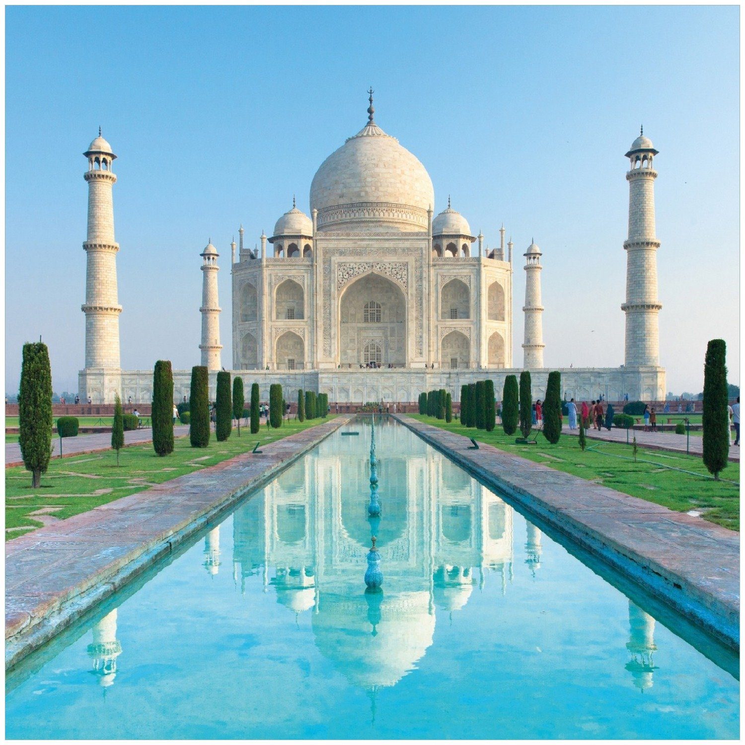 Mahal Memoboard Mausoleum Indien in Taj Wallario -