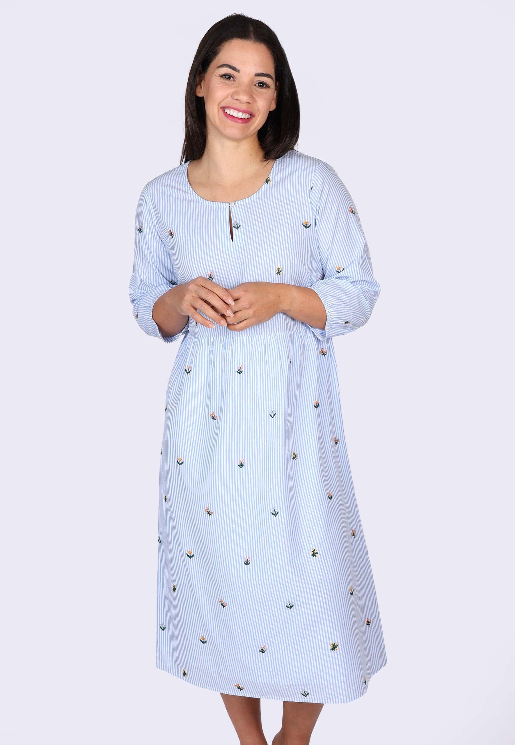 Sorgenfri Sylt Sommerkleid Miringa Stickdetails