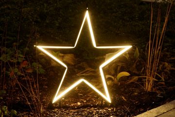 Gartenpirat LED-Lichterkette Neon-Stern 50 cm mit 180 LEDs Neonlichtband Weihnachtsstecker