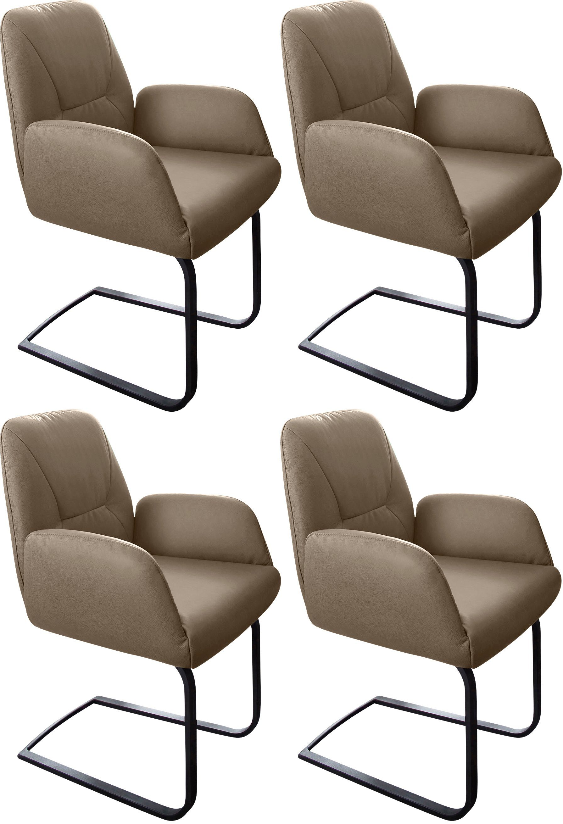 W.SCHILLIG Freischwinger ole (Set, 4 St), 2er- oder 4er-Set, Gestell in Sch günstig online kaufen