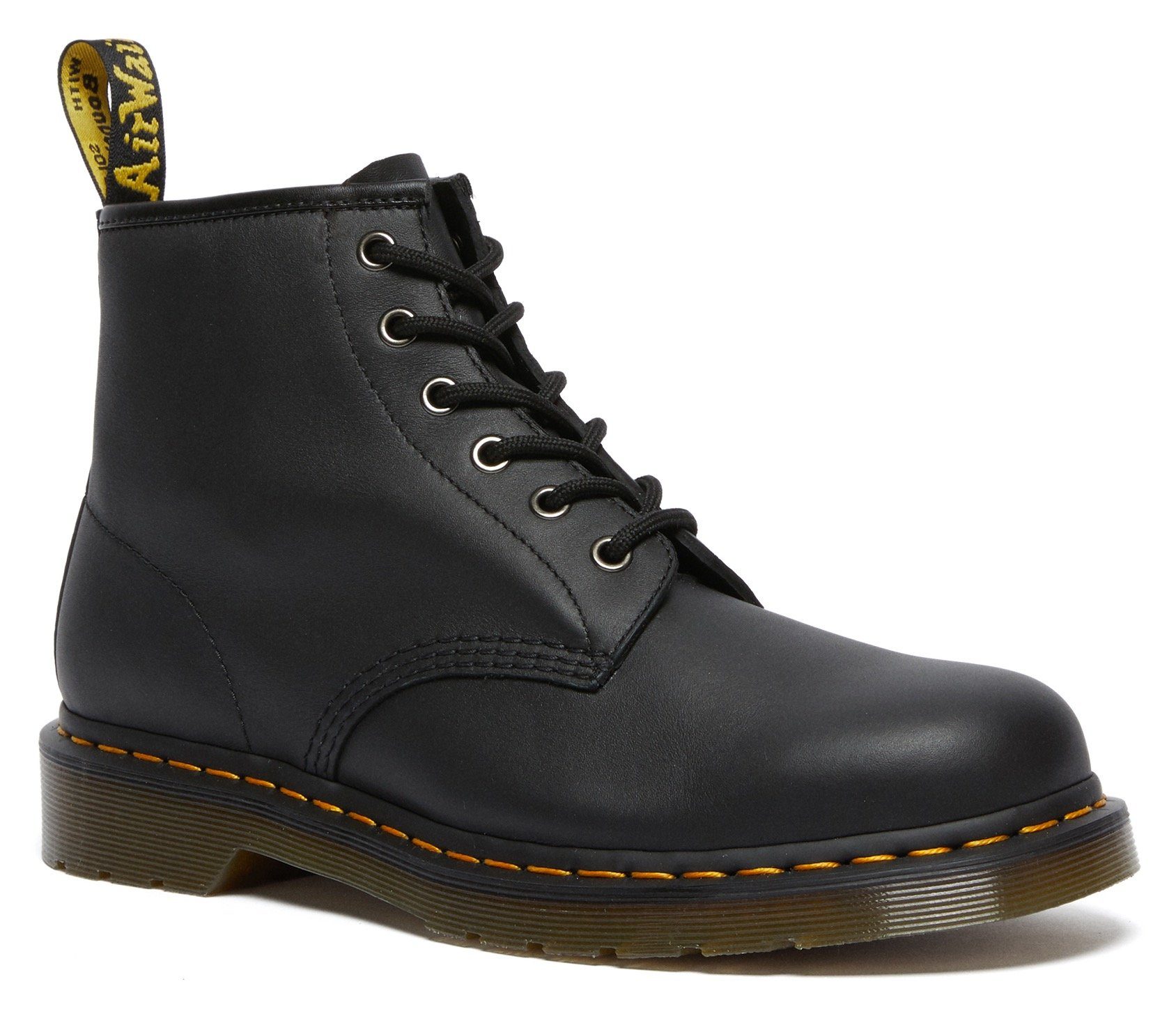 DR. MARTENS 26409001 6-Eye Boot Schnürboots mit Rahmennaht