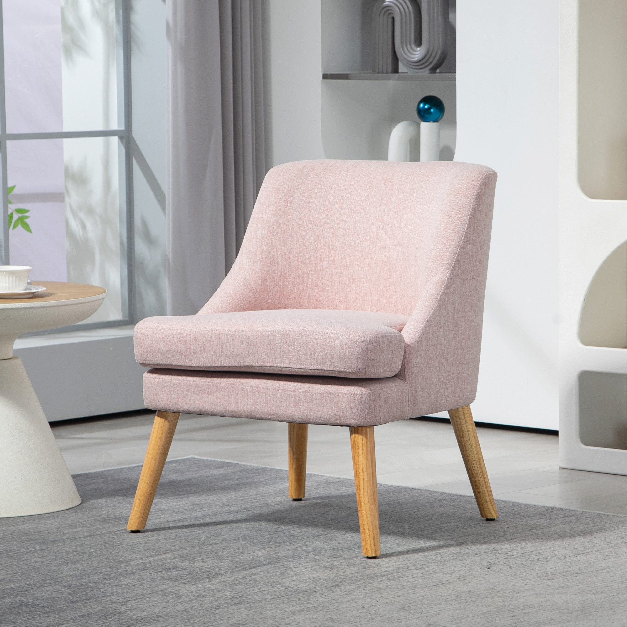 HOMCOM Relaxsessel Sessel mit Leinenoptik, Armlehne günstig online kaufen
