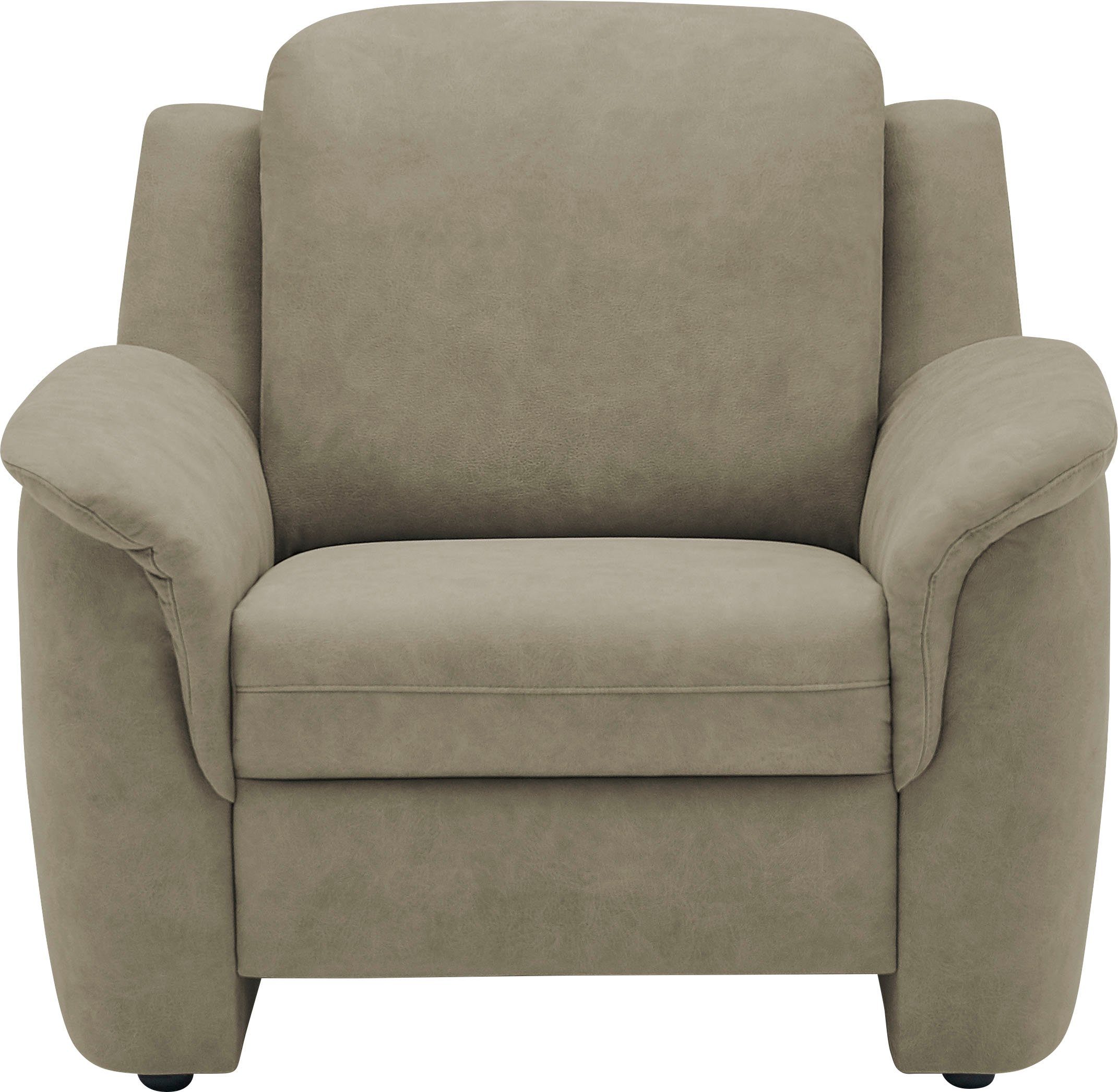2-Sitzer VILLA BECK (3-tlg), besteht Sessel Polstergarnitur Kopfteilverstellung, aus und 2,5-Sitzer, Garda,