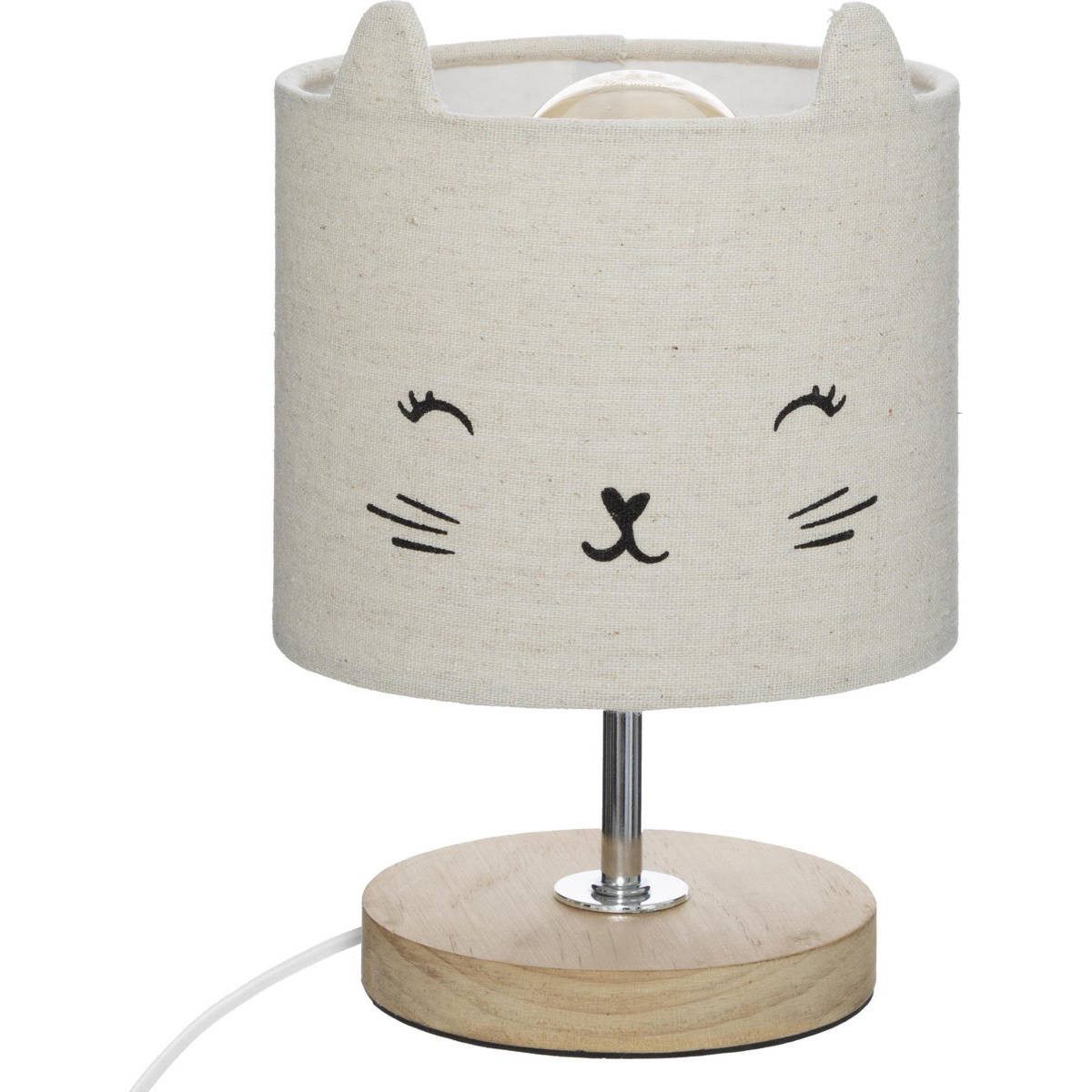 Atmosphera Créateur d'intérieur Dekolicht Nachttischlampe für Kinder mit süßem Motiv, Leuchte mit Dekofunktion, ohne Leuchtmittel