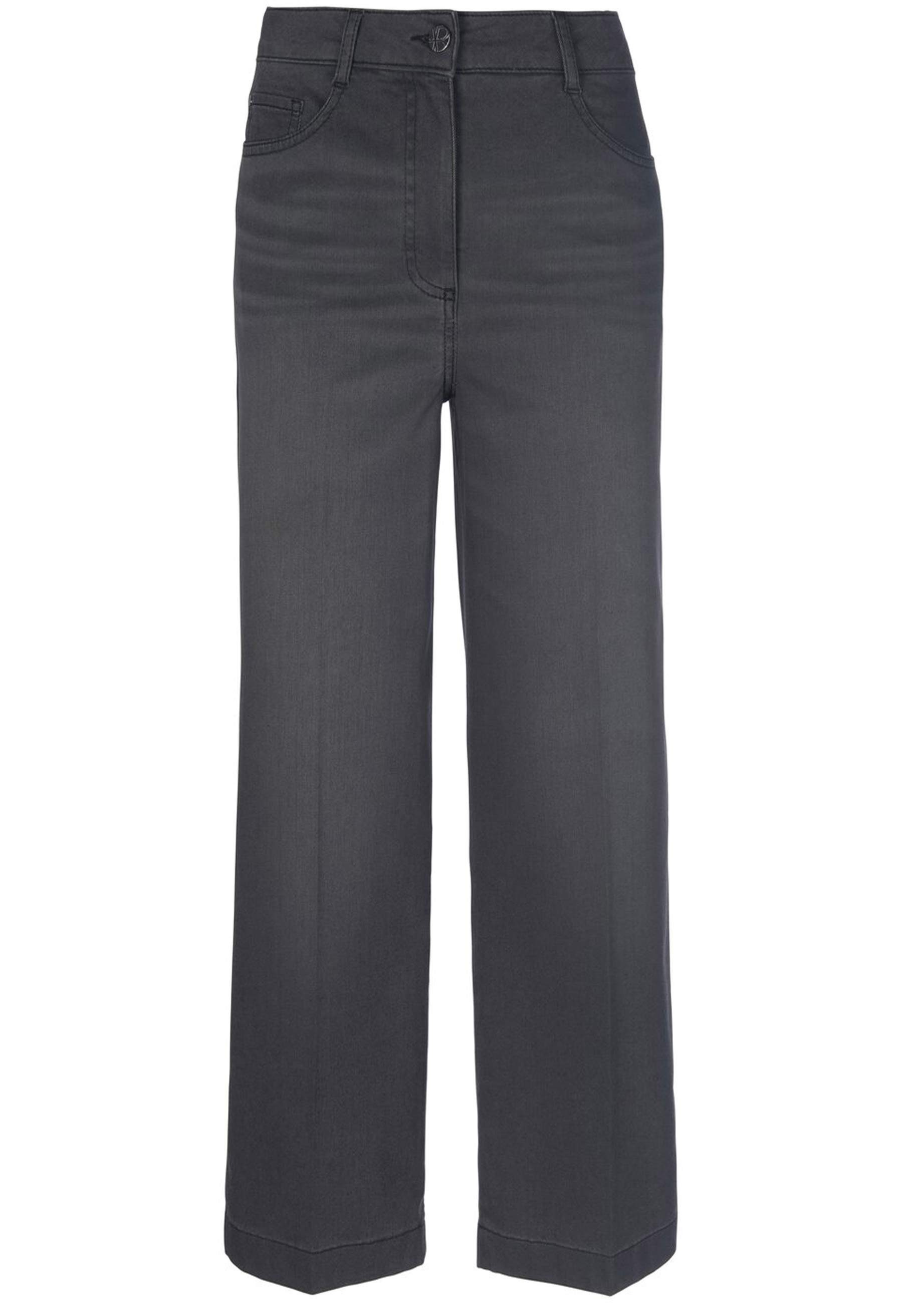 Basler 5-Pocket-Jeans Cotton mit klassischem Design hellgrau