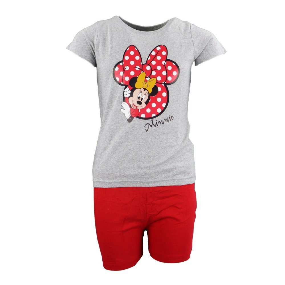 Disney Minnie Mouse Schlafanzug Minnie Maus Kinder Mädchen Pyjama Gr. 98 bis 128