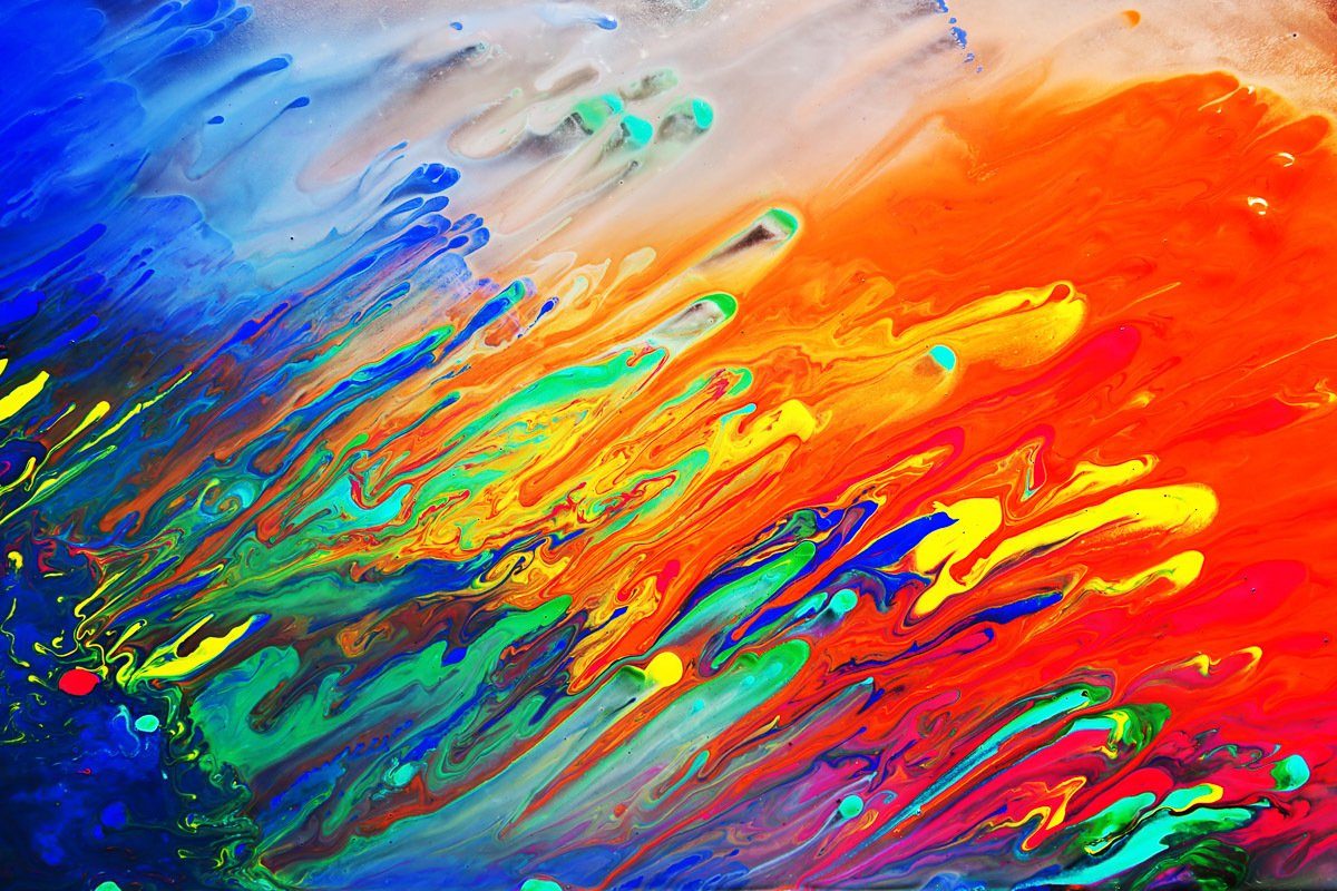 Papermoon Fototapete Abstraktes Gemälde