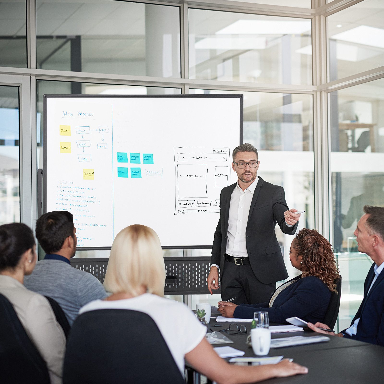 COSTWAY Magnettafel, 120x90cm Whiteboard mit Zubehör günstig online kaufen