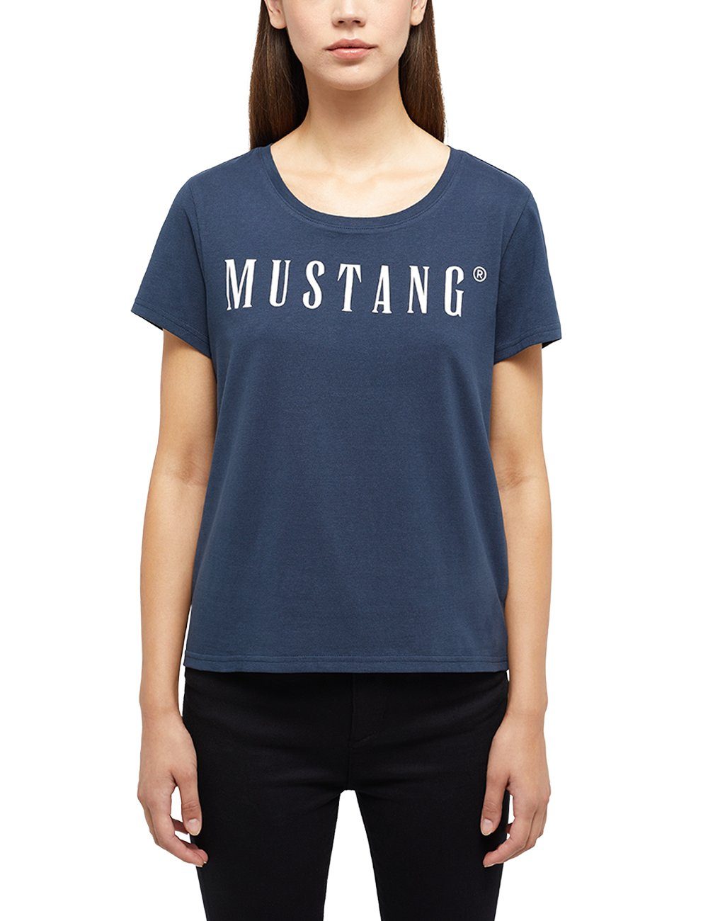 MUSTANG Rundhalsshirt ALMA