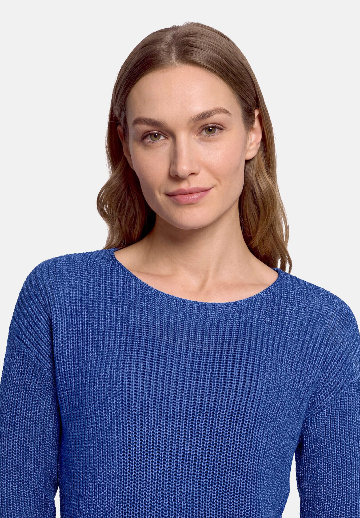 Betty Barclay Strickpullover Damen mit Rippenstruktur (1-tlg)