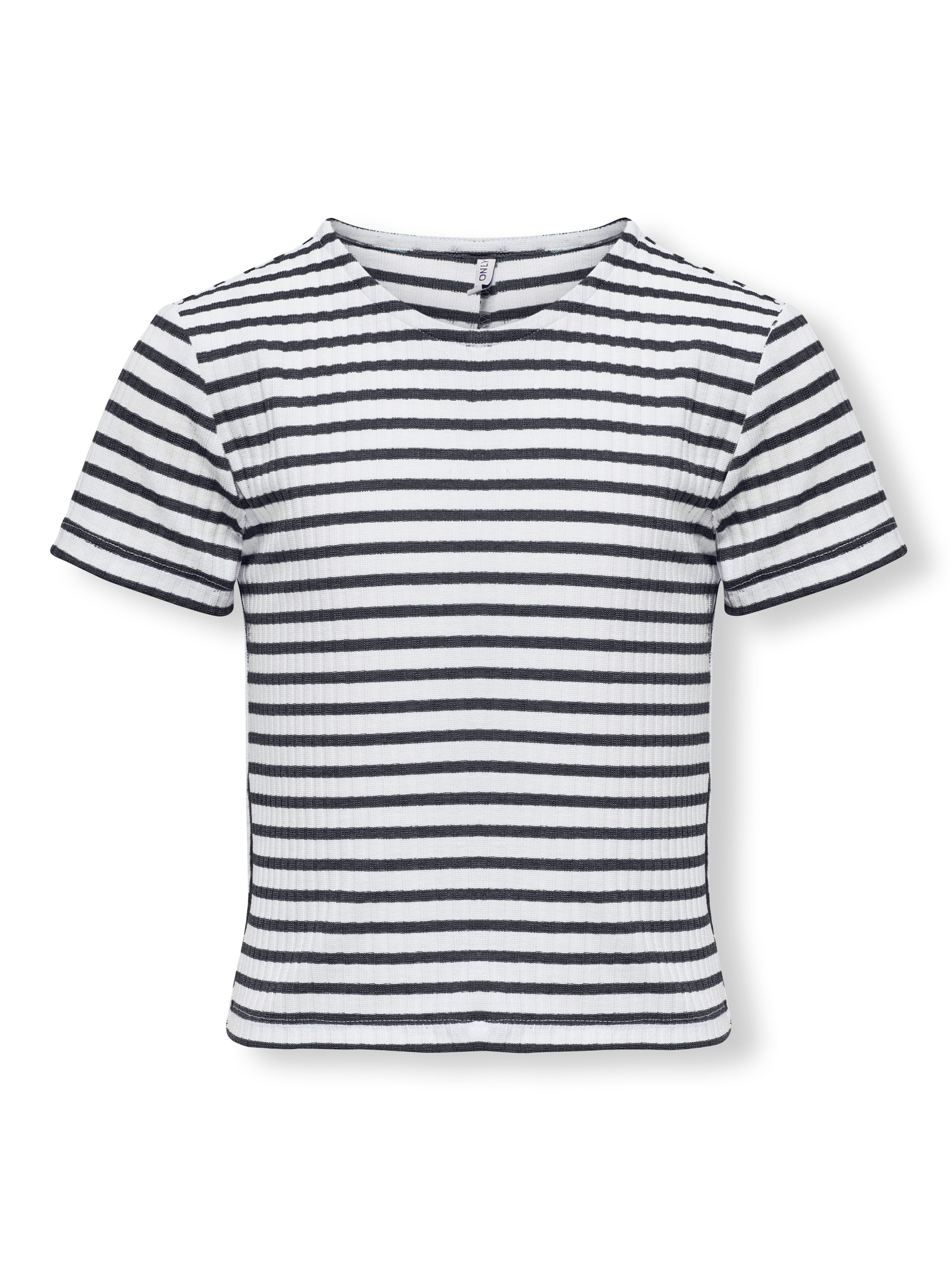 KIDS ONLY T-Shirt KOGNELLA STRIPED S/S O-NECK TOP JRS