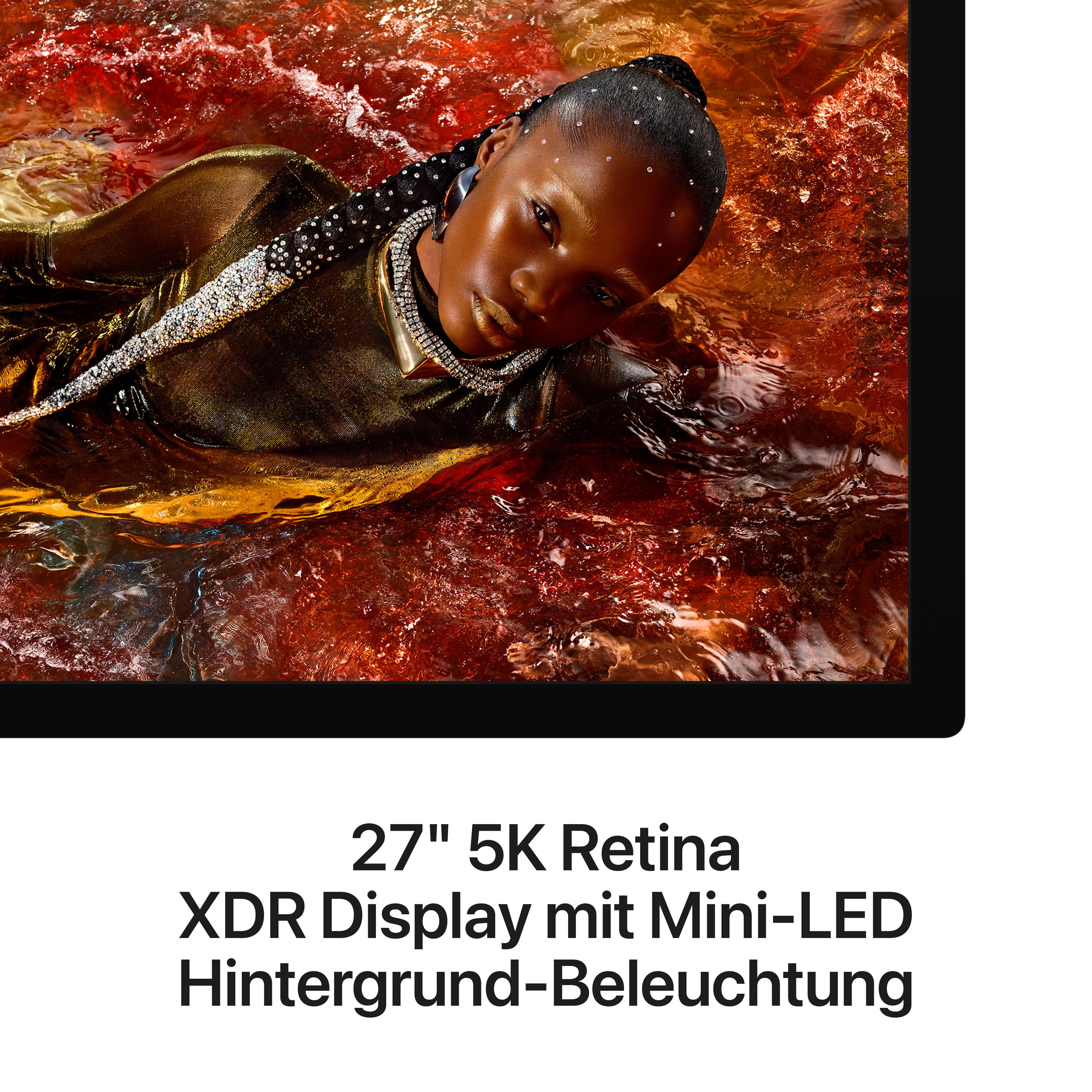 Apple Studio Display XDR LED-Monitor (68,29 cm/27 ", 5120 x 2880 px, 5K, 120 Hz, Retina XDR, Nanotexturglas - VESA mount Adapter (Fuß nicht inkludiert)