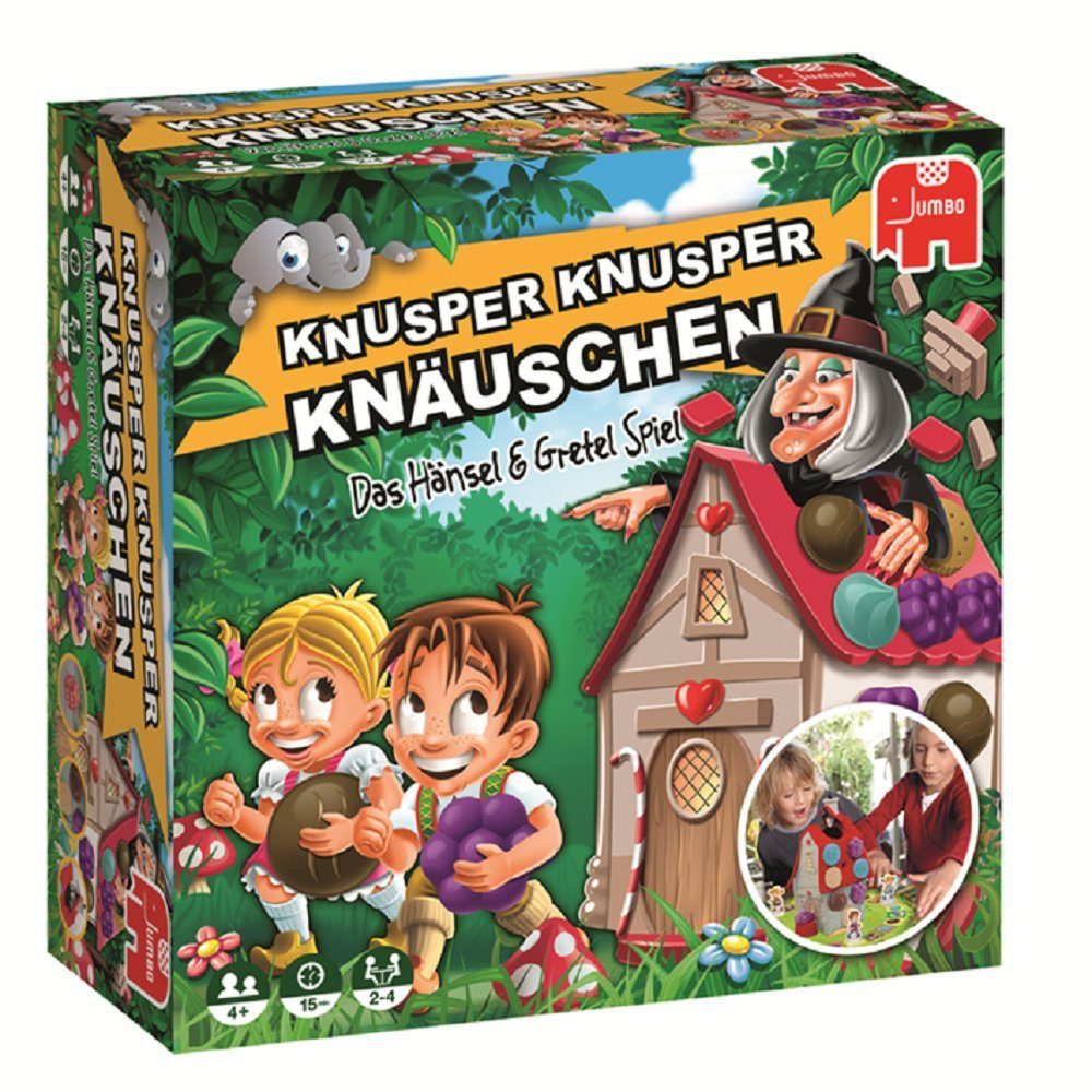Jumbo Spiele Spiel Knusper Knusper Knäuschen, Familienspiel, JUMBO 19713 Knusper Knusper Knäuschen, Familienspiel