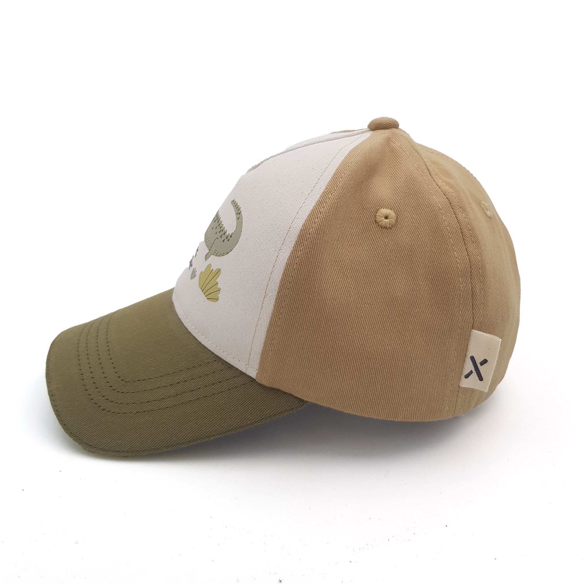 MAXIMO Baseball Cap (1-St) Motiv Krokodil, Basecap, 5-Panel, Klettverschluss, Jungen