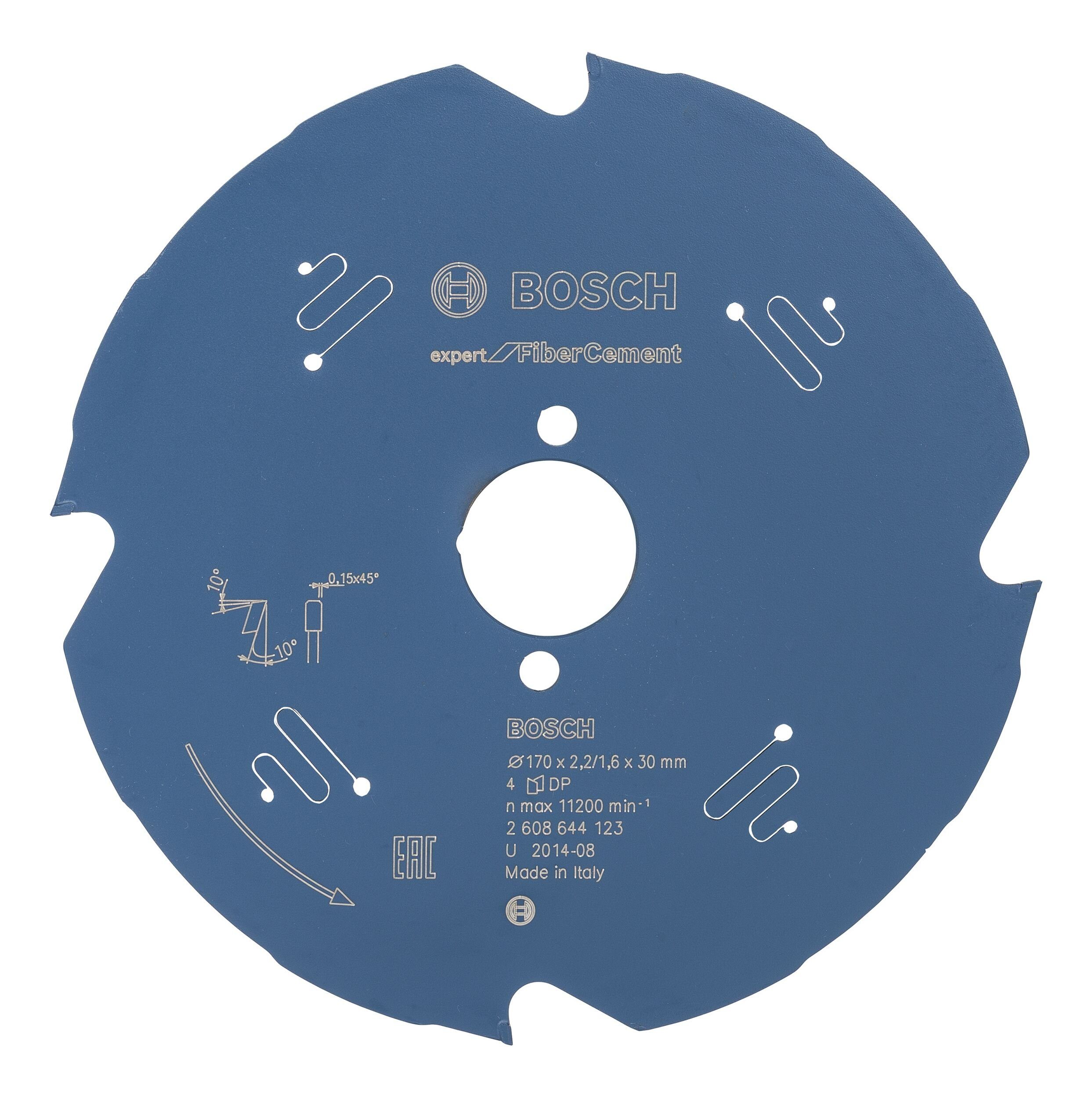 BOSCH Kreissägeblatt Expert 4Z, For Fibre Cement - 170 x 30 x 2,2 mm | Kreissägeblätter