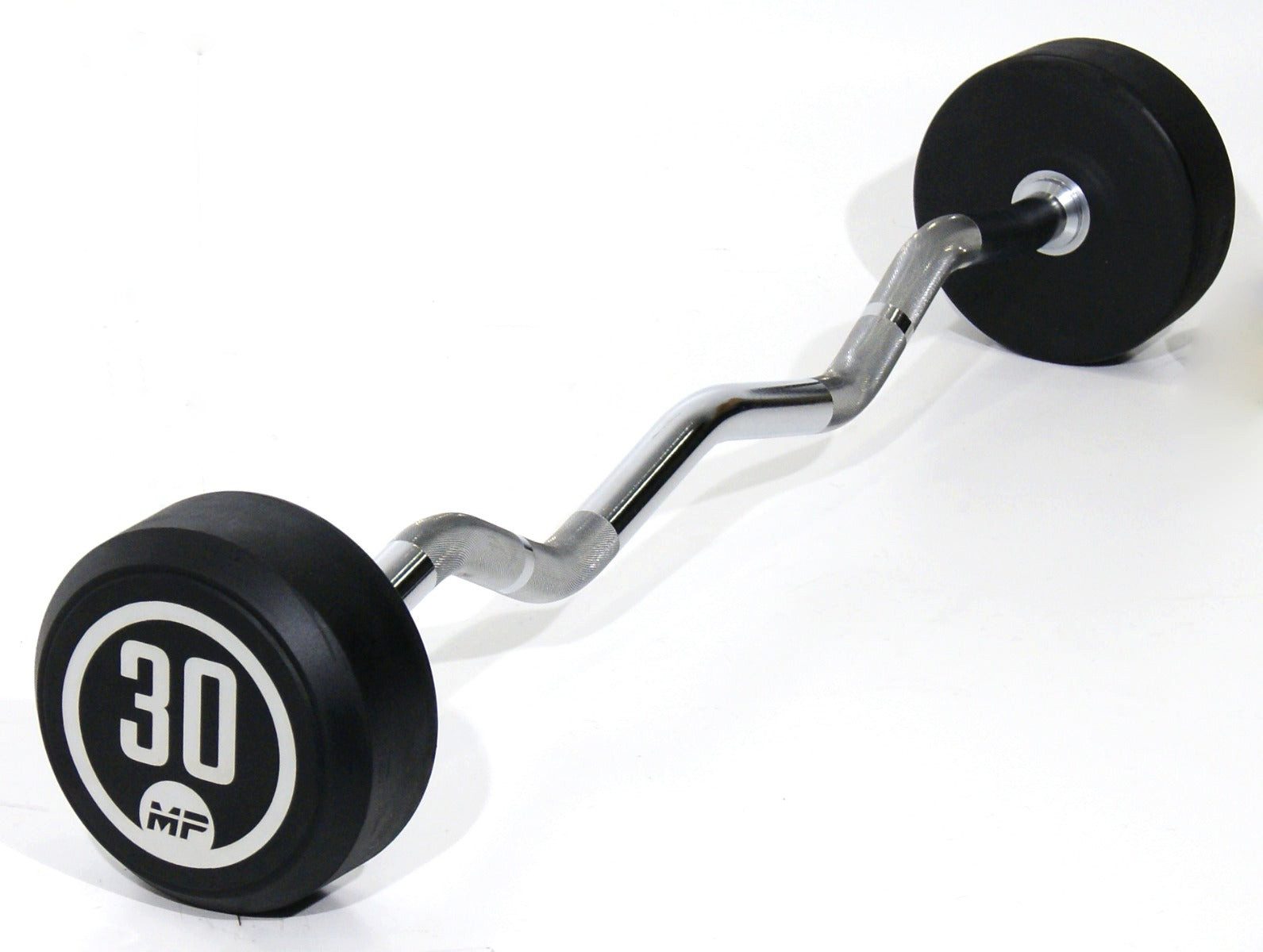 Muscle Power SZ-Curlstange Muscle Power gummierte Curlstange 30 kg