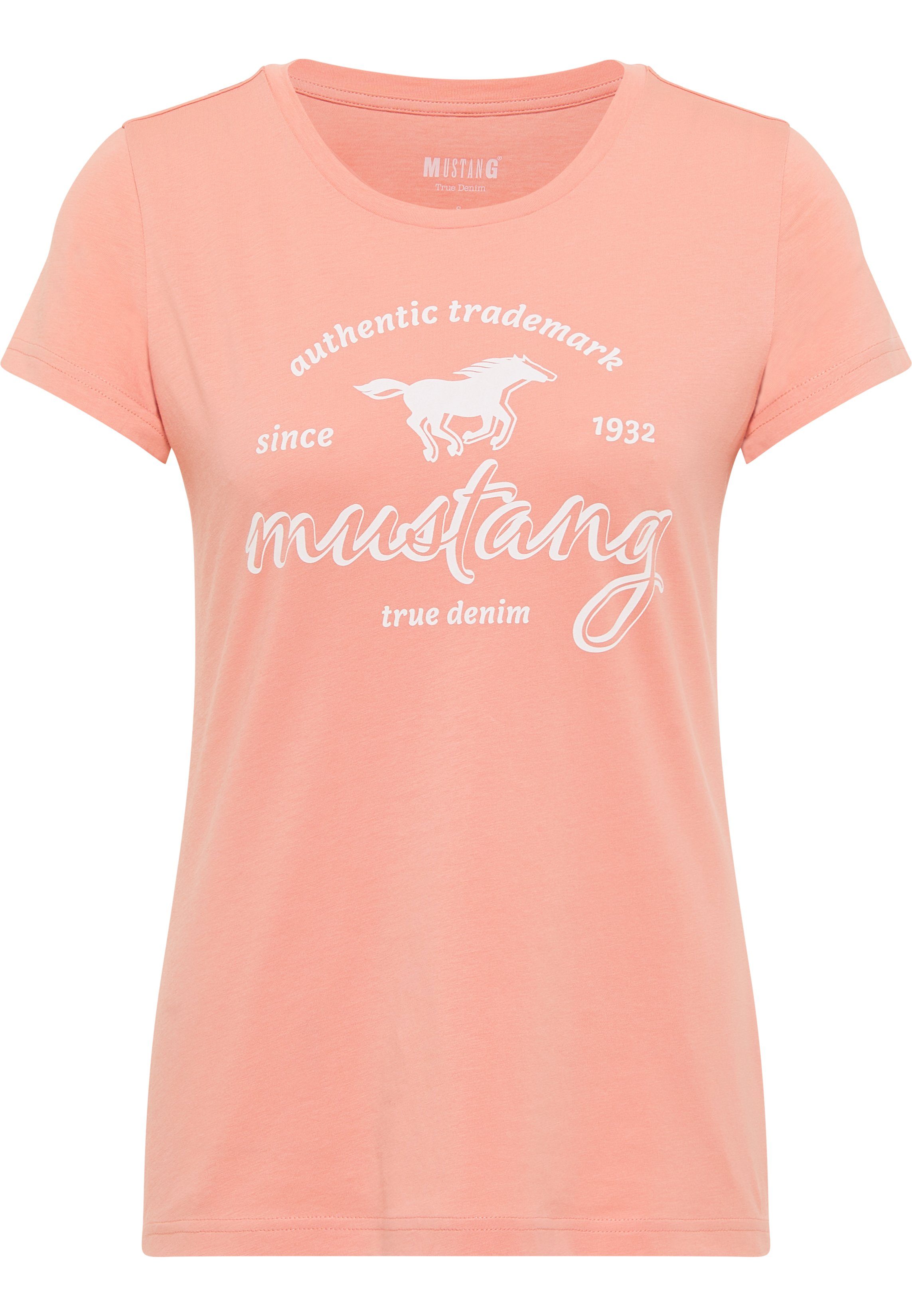 MUSTANG T-Shirt Alexia Print pink C