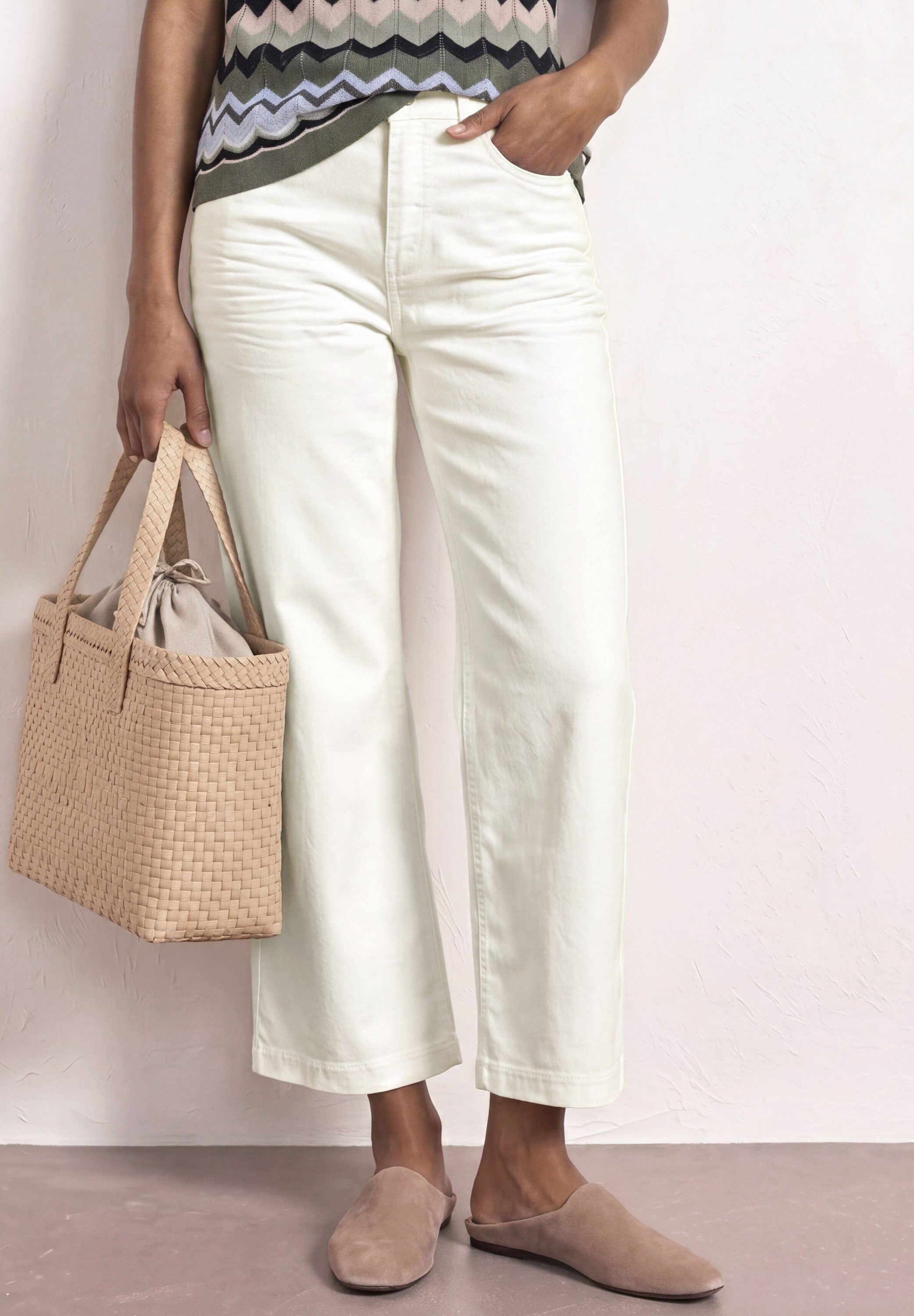 STREET ONE Loose-fit-Jeans Style Emee mit weitem Bein