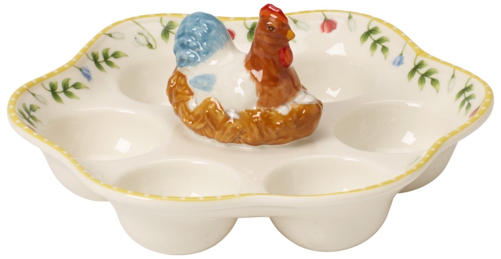 Villeroy & Boch Teller Spring Awakening Eierteller Hahn & Henne