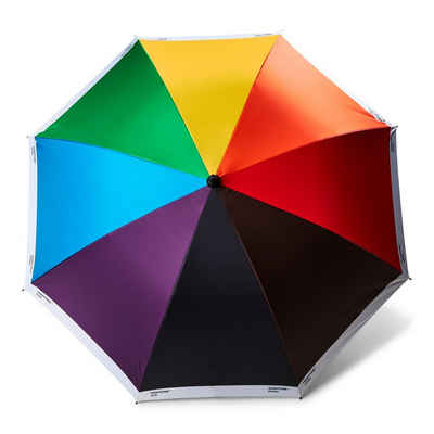 Klein & More Stockregenschirm PANTONE Stockschirm PRIDE Regenbogen