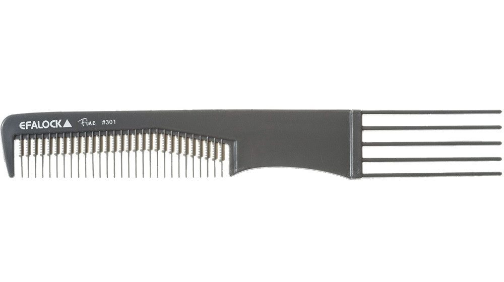 EFALOCK Professional Toupierkamm Efalock Fine Toupier-Gabelkamm #301 195mm
