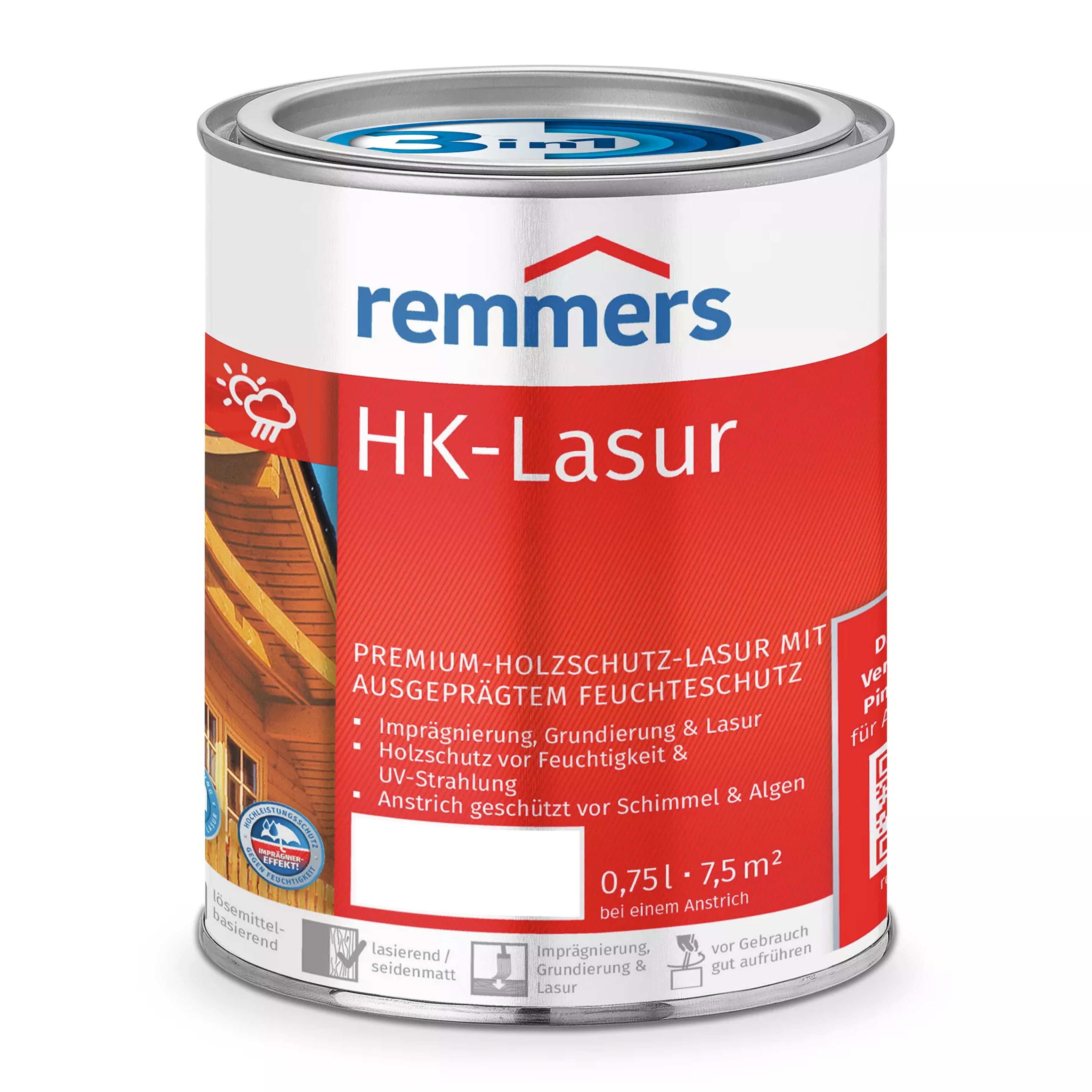 Remmers Holzschutzlasur Remmers HK-Lasur 3in1 – Imprägnierung, Grundierung & Lasur in einem – Bild 2 von 5
