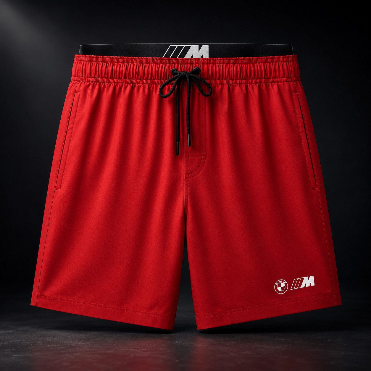 BMW Boxer-Badehose BMW M Perfomance Herren Badehose rot Motorsport