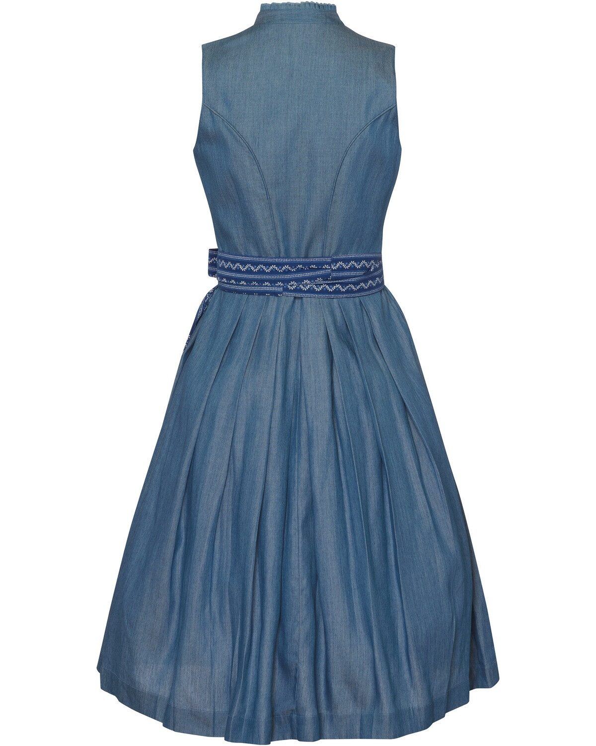 Almsach Dirndl Midi Dirndl in Jeansoptik günstig online kaufen