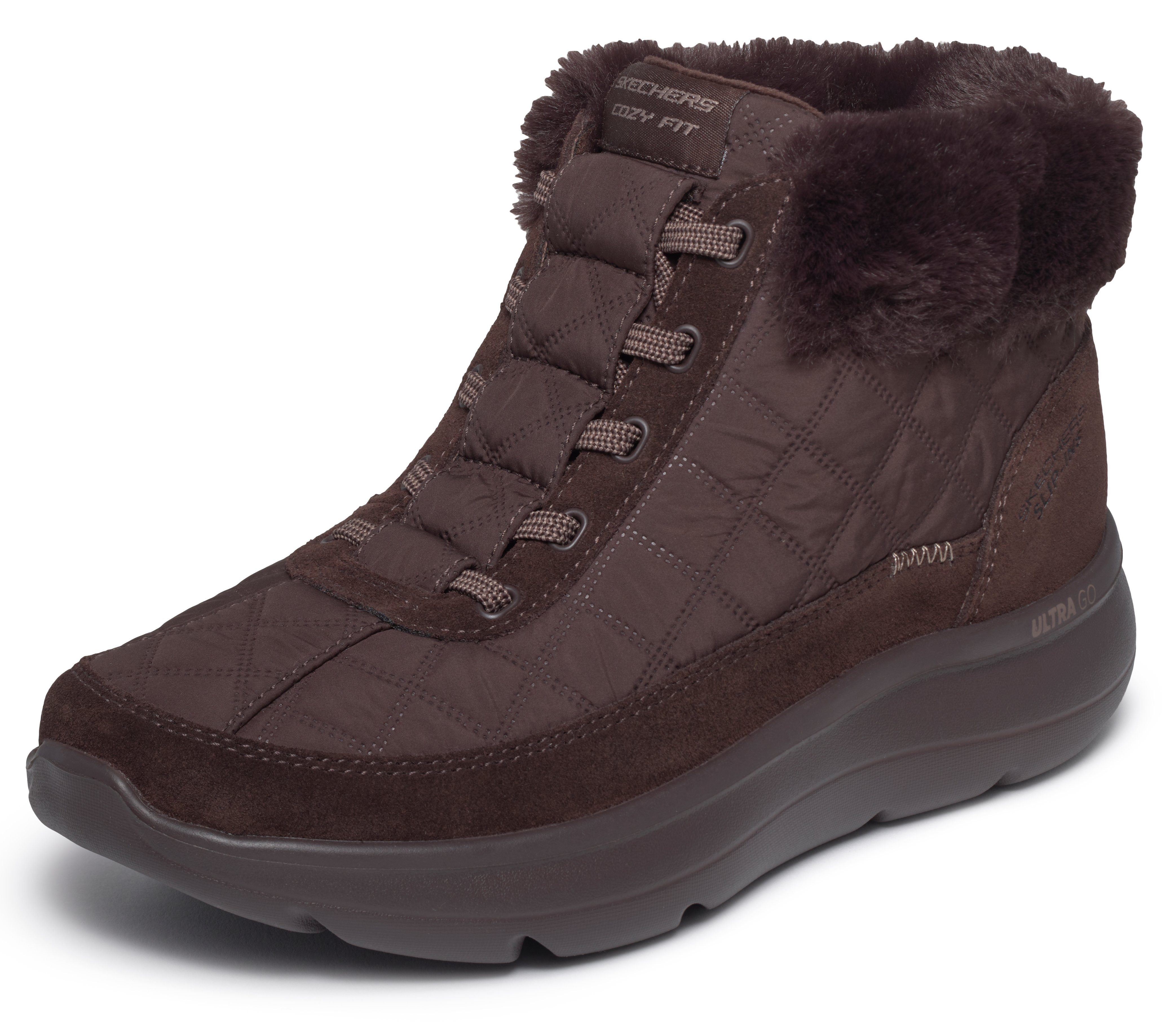 Skechers ON-THE-GO ENCORE-MAISIE Winterstiefelette Boots, elastischen Schnürsenkeln, Skechers Hands Free Slip-ins® – Bild 3 von 5