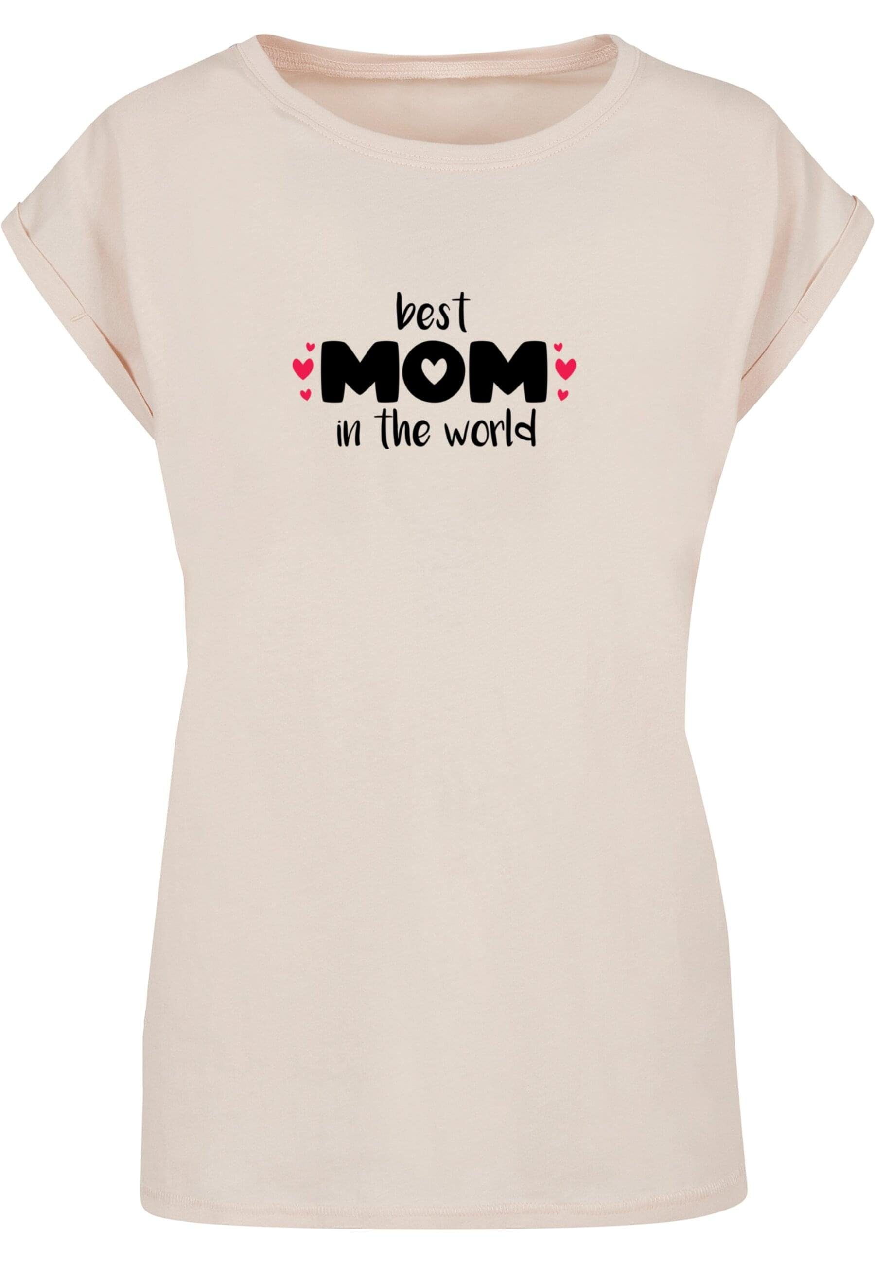 Merchcode T-Shirt Damen Ladies Mothers Day - Best Mom In The World T Shirt ( 1-tlg)