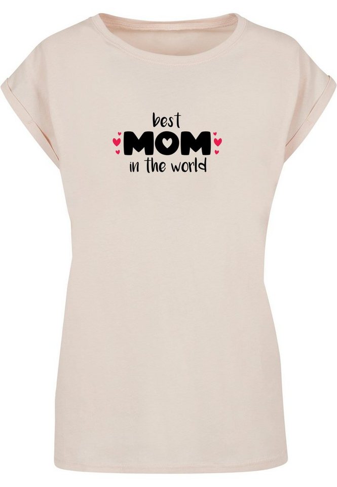 Merchcode T-Shirt Damen Ladies Mothers Day - Best Mom In The World T Shirt ( 1-tlg)