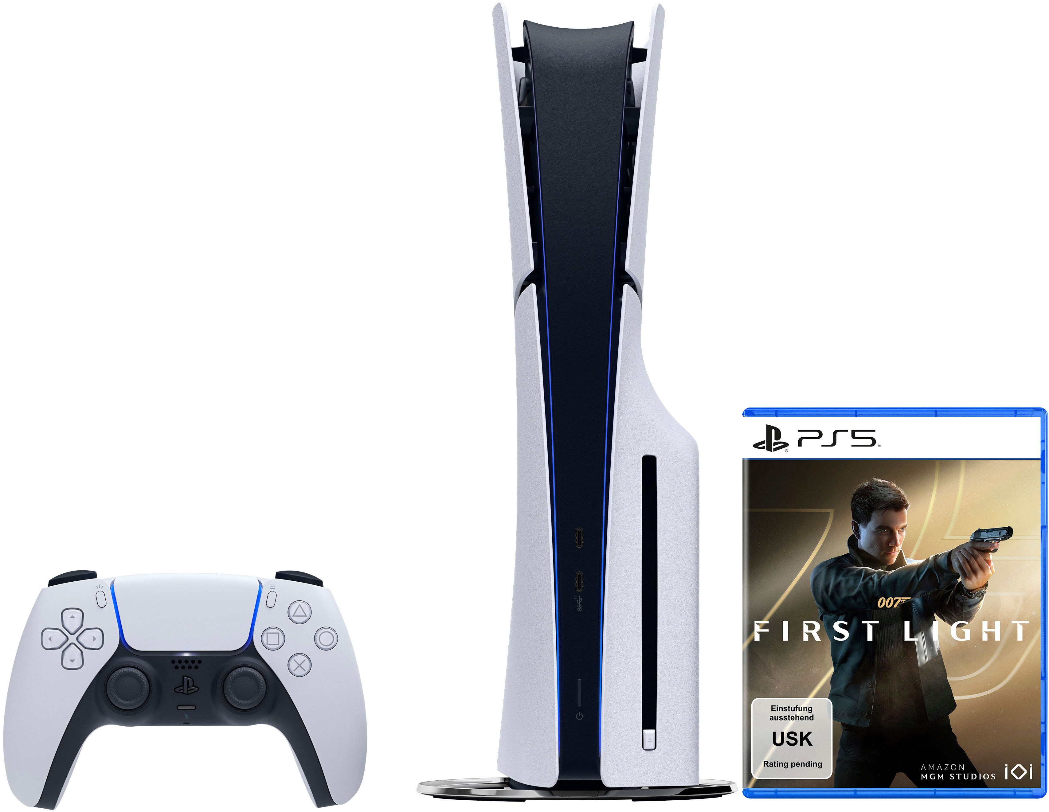 PlayStation 5 PS5 Disk Edition (Slim) inkl. 007 First Light 1000TB