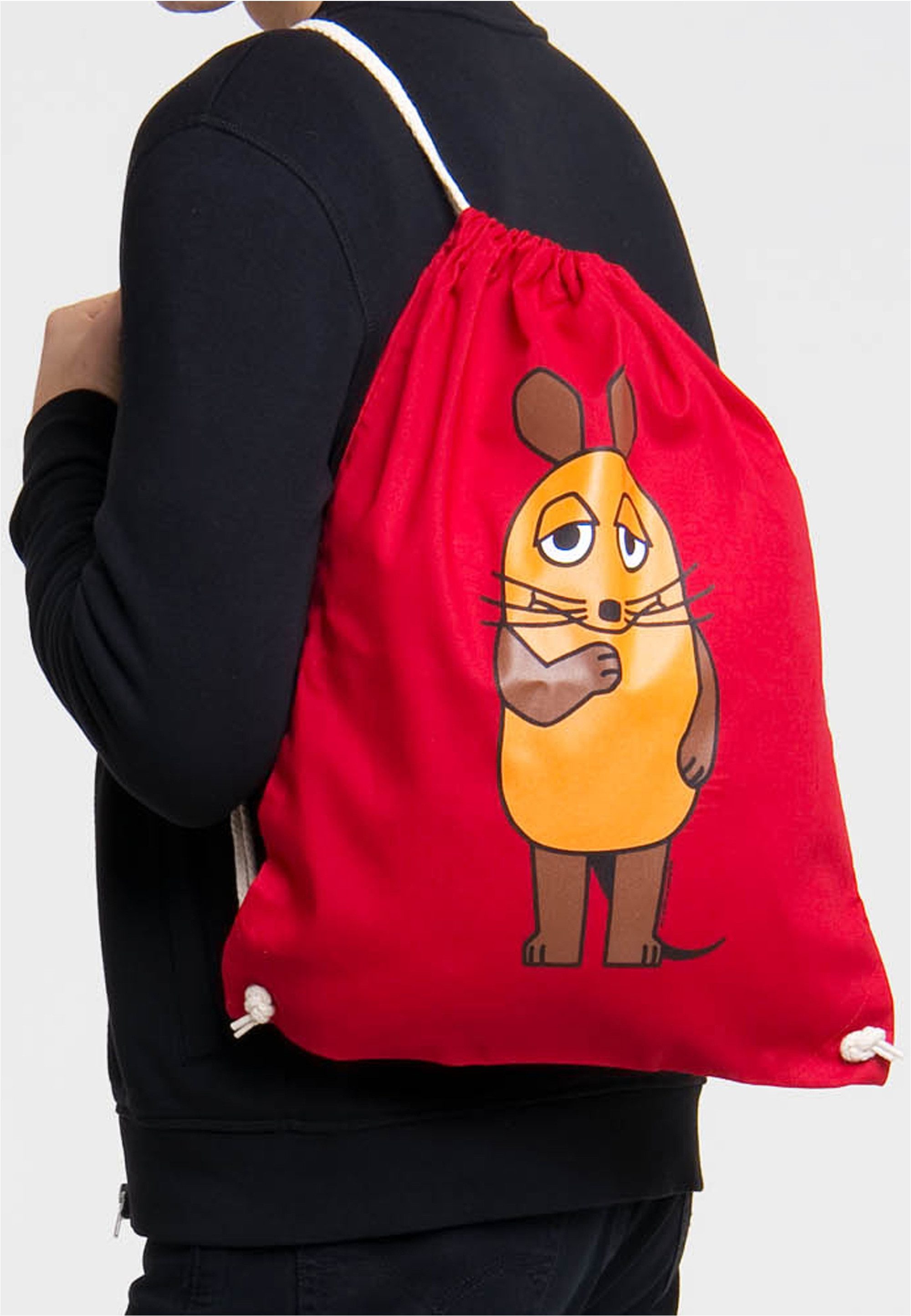 LOGOSHIRT Kulturbeutel Turnbeutel Die Maus, mit schönem Printmotiv