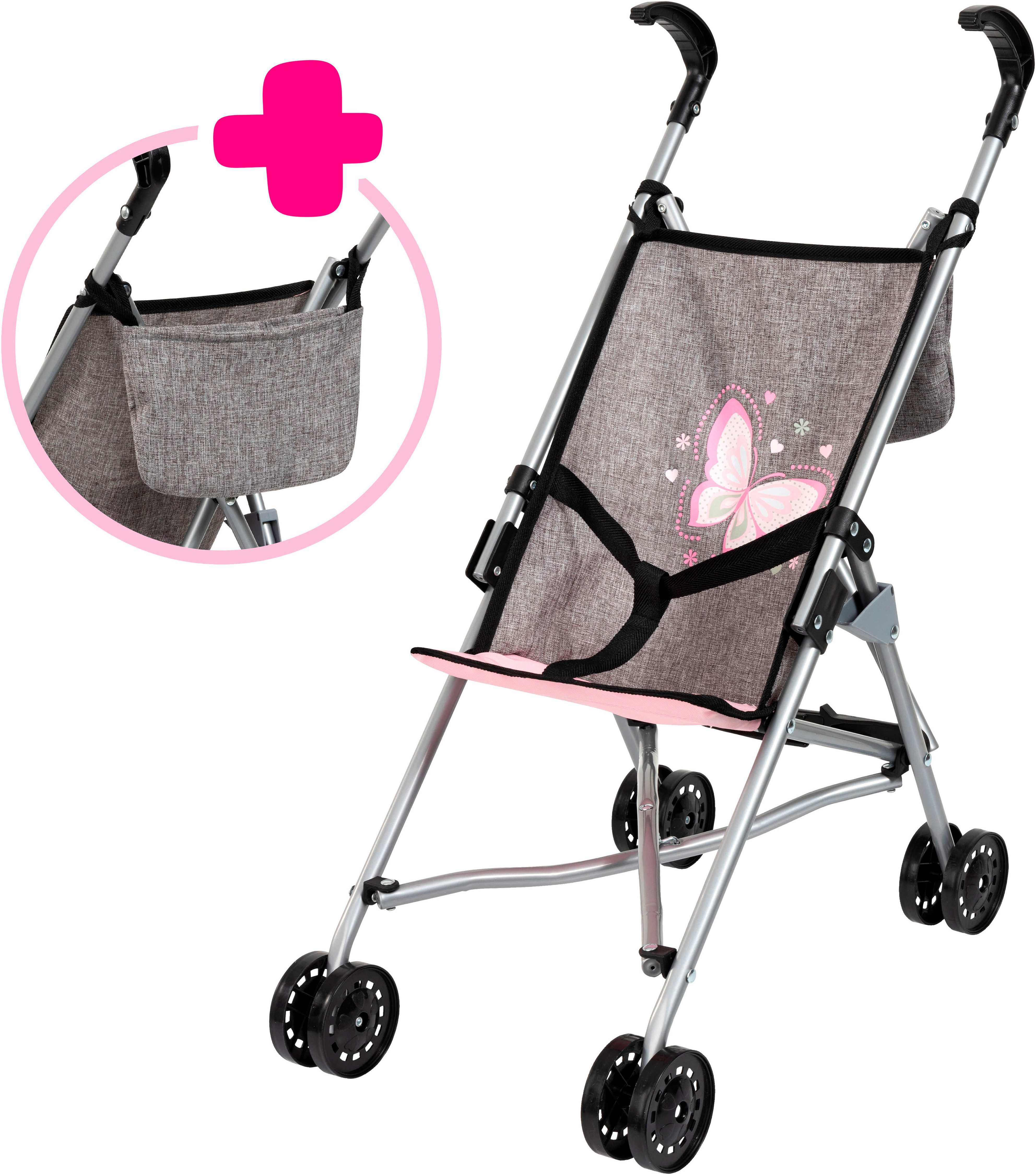 Bayer Puppenbuggy, mit Tasche